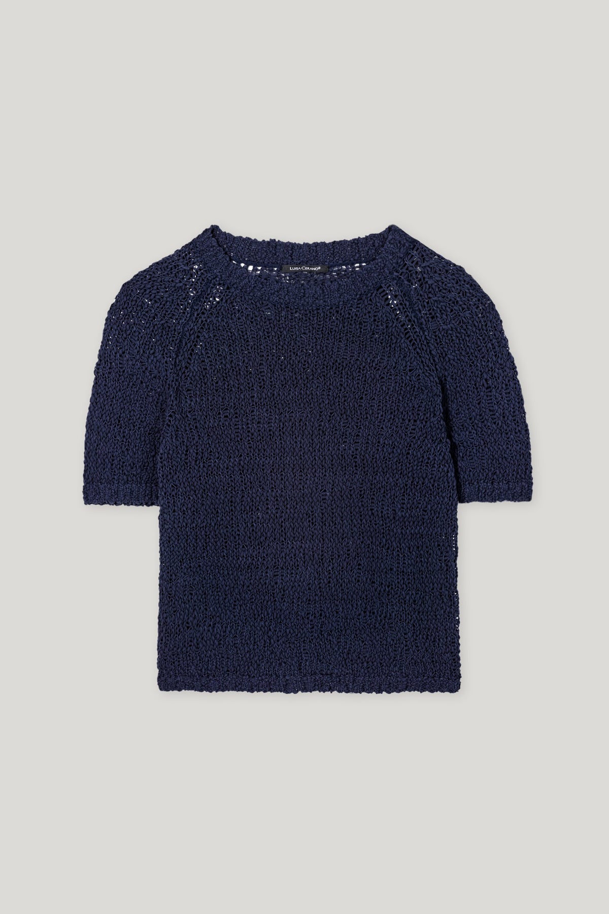 Bouclé-Pullover - jeans blue - Standard | Artikel Front
