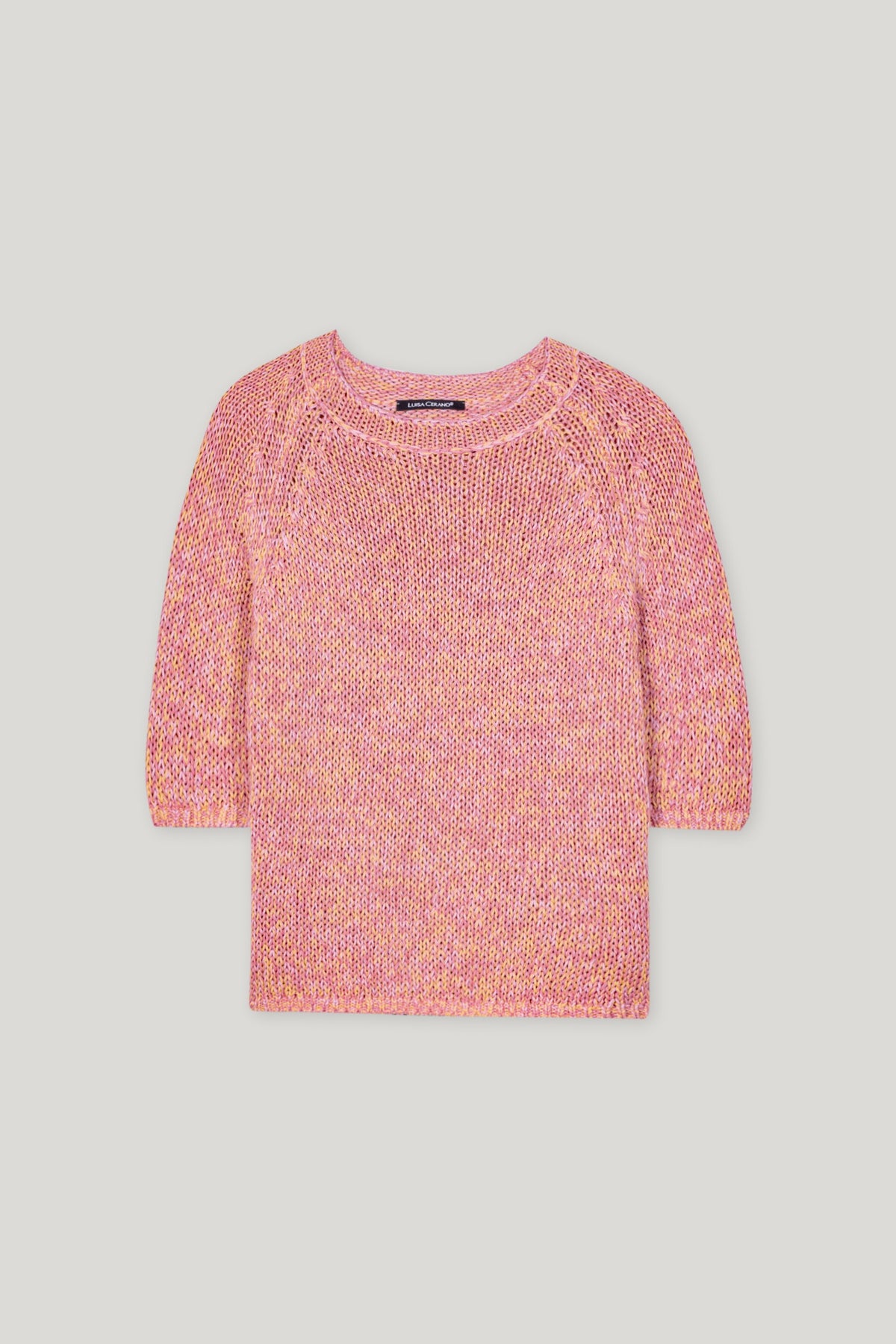 Pullover aus Leinen-Mix - cherry blossom / peachy orange - Standard | Artikel Front