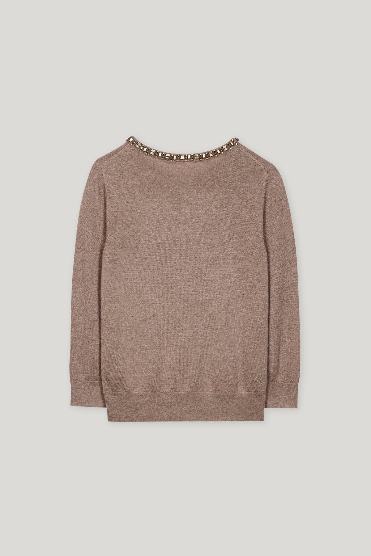 Feinstrick-Pullover - mushroom - Standard | Artikel Rück