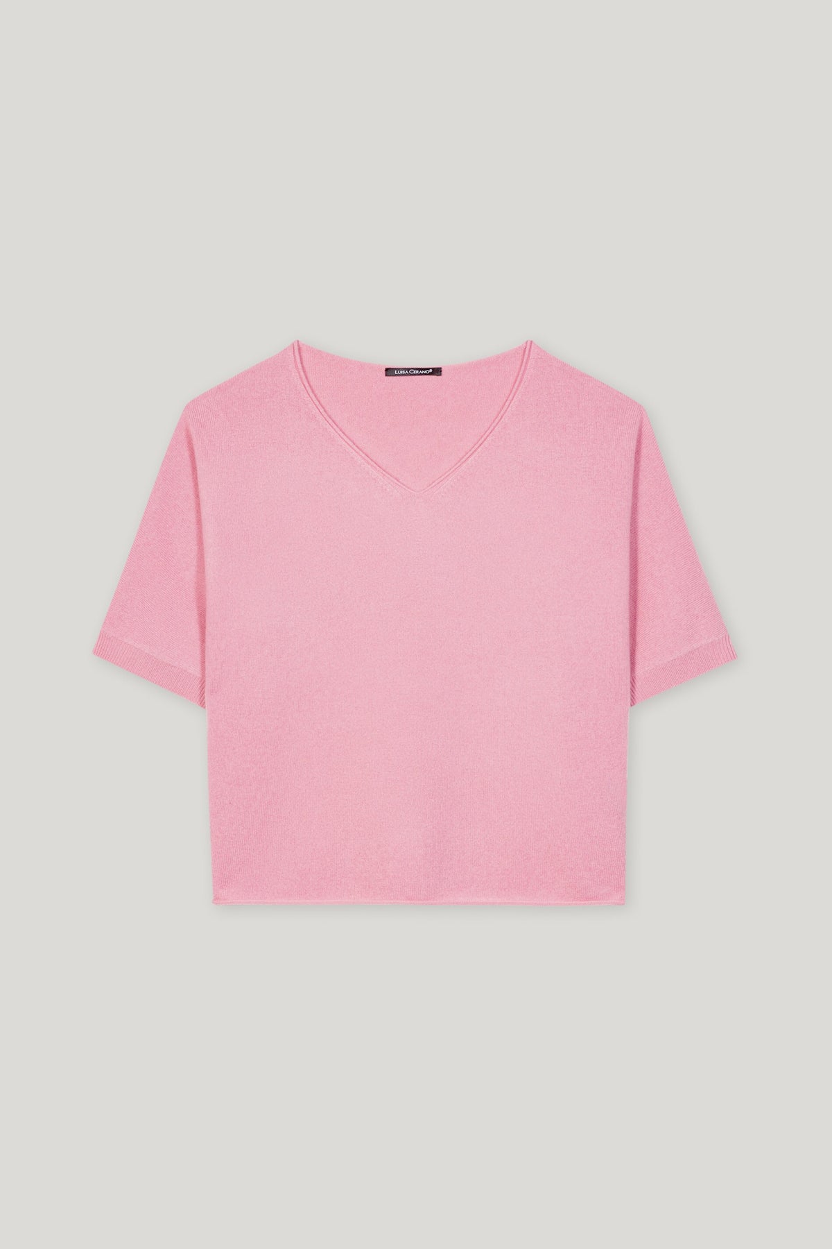 V-Pullover aus Kaschmir-Mix - cherry blossom - Standard | Artikel Front