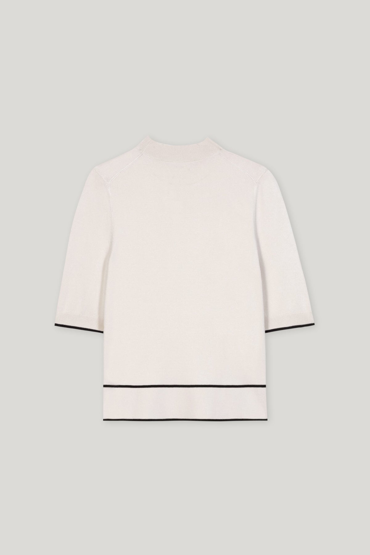 Halbarmpullover mit Rundhals - cream - Standard | Artikel Rück