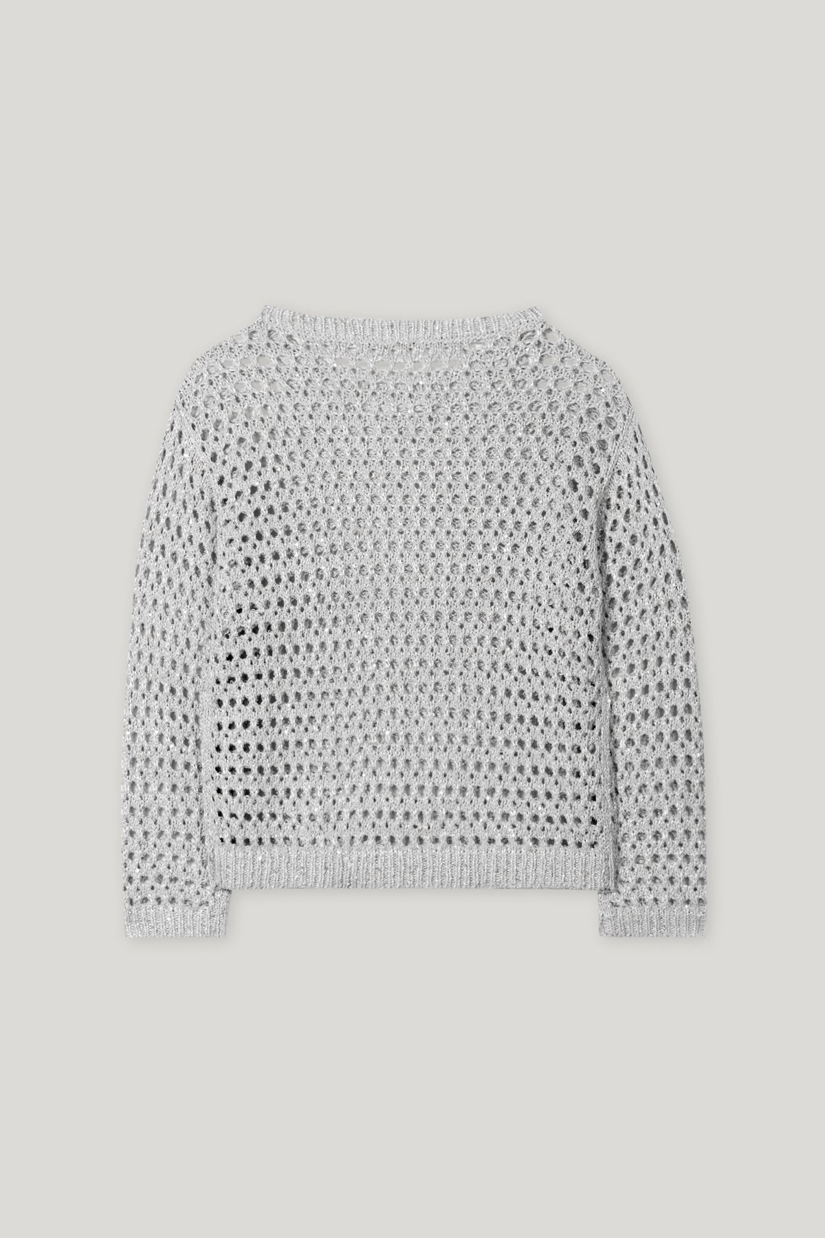 Pullover aus Fancy-Garn - silver grey - Standard | Artikel Rück