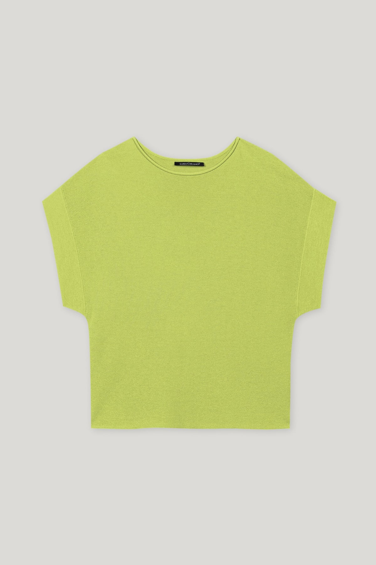 Pullover in Links-Struktur - pea green - Standard | Artikel Front