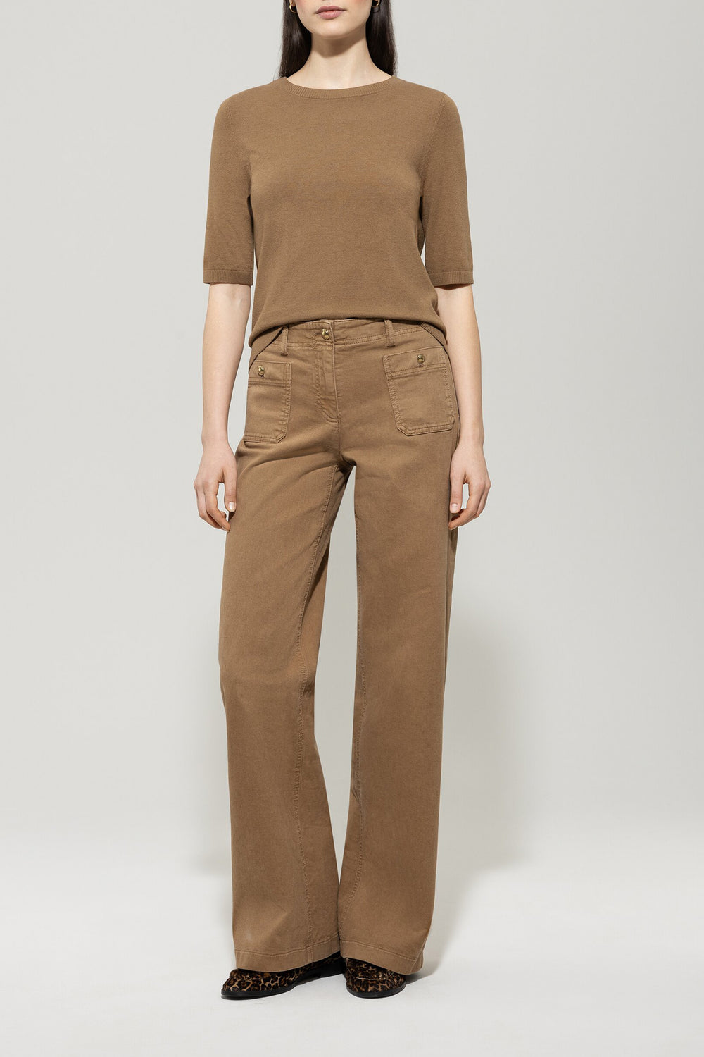 Pull en maille fine - chanvre - standard