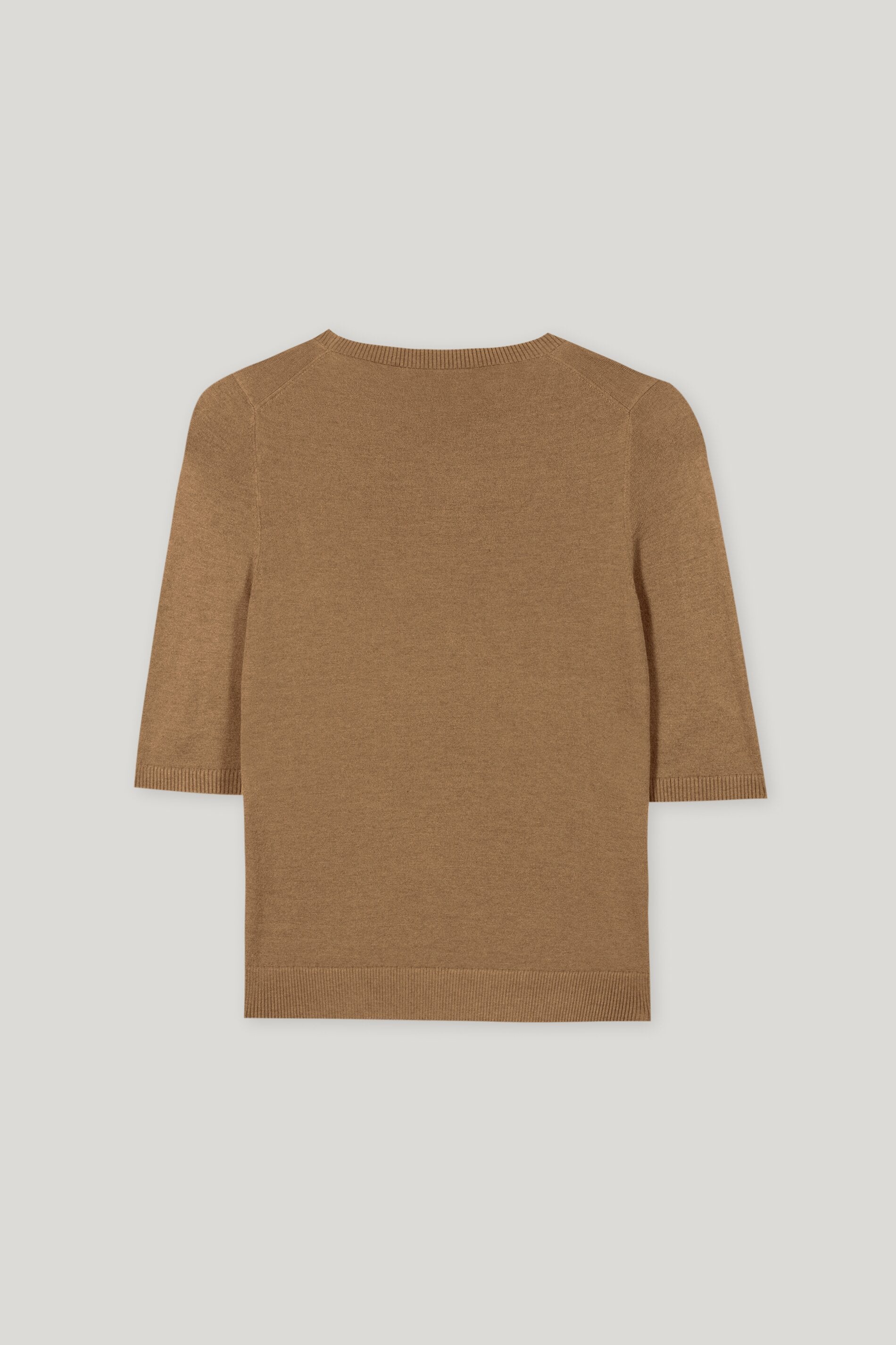 Feinstrick-Pullover - hanf - Standard | Artikel Rück