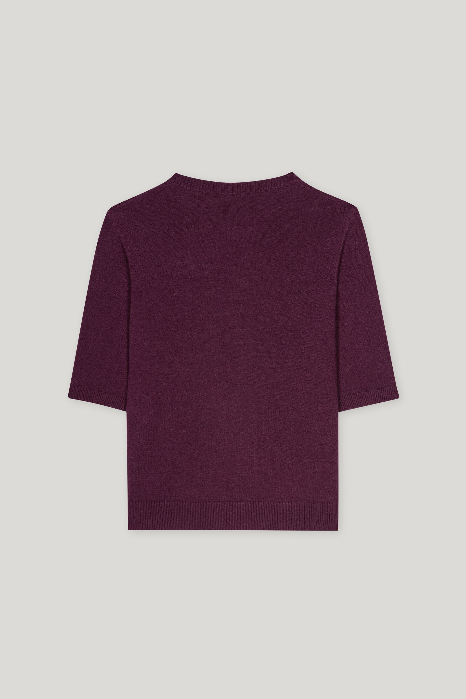 Feinstrick-Pullover - burgundy - Standard | Artikel Rück