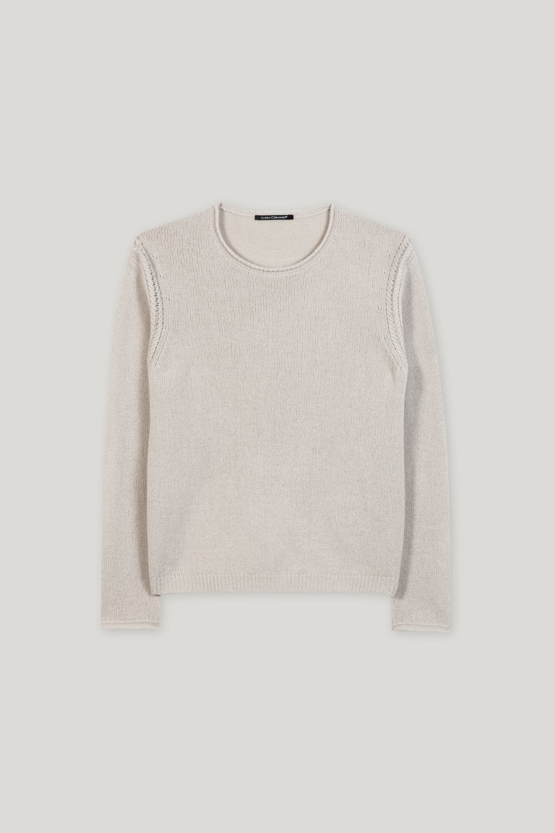 Pullover aus Kaschmir-Mix - oyster - Standard | Artikel Front