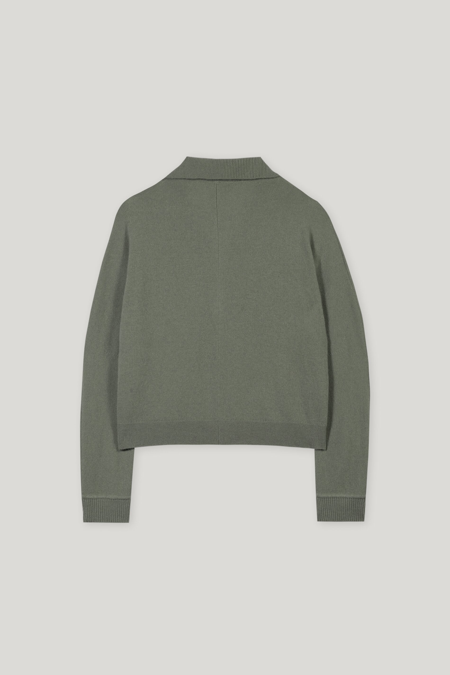 Polo-Shirt aus Kaschmir-Mix - cool khaki - Standard | Artikel Rück