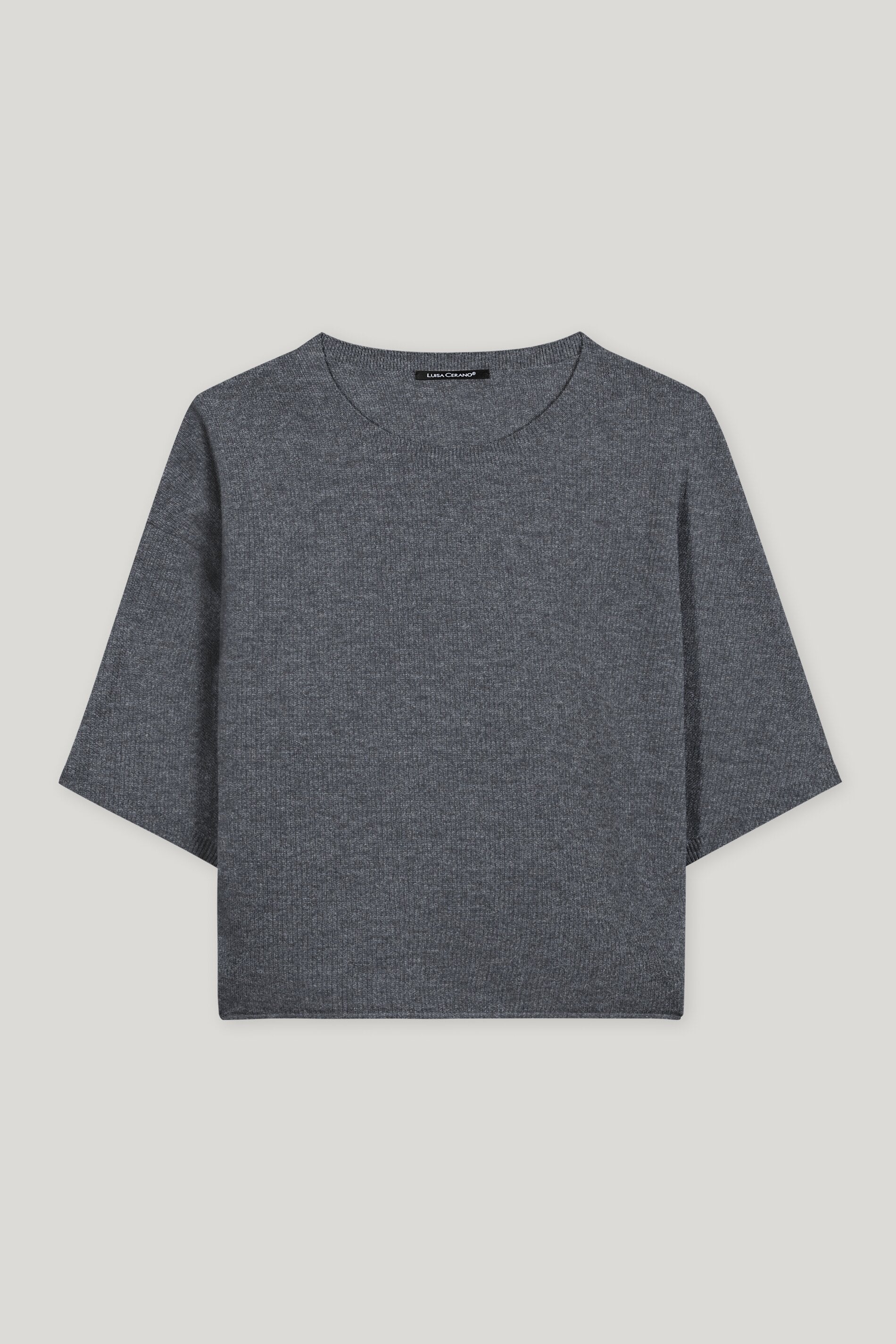 Pullover aus Kaschmir-Mix - urban grey - Standard | Artikel Front
