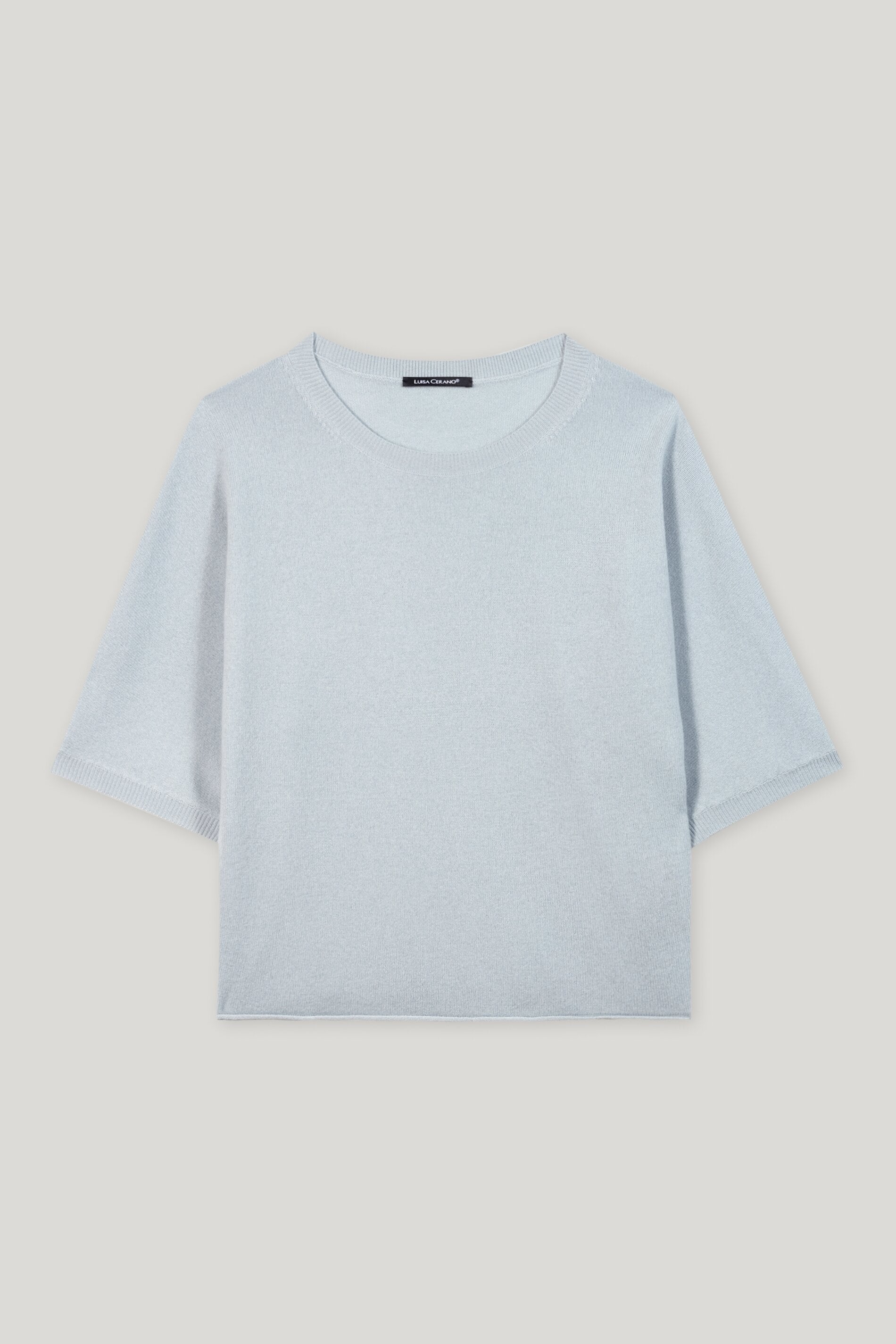 Pullover aus Kaschmir-Mix - light blue - Standard | Artikel Front