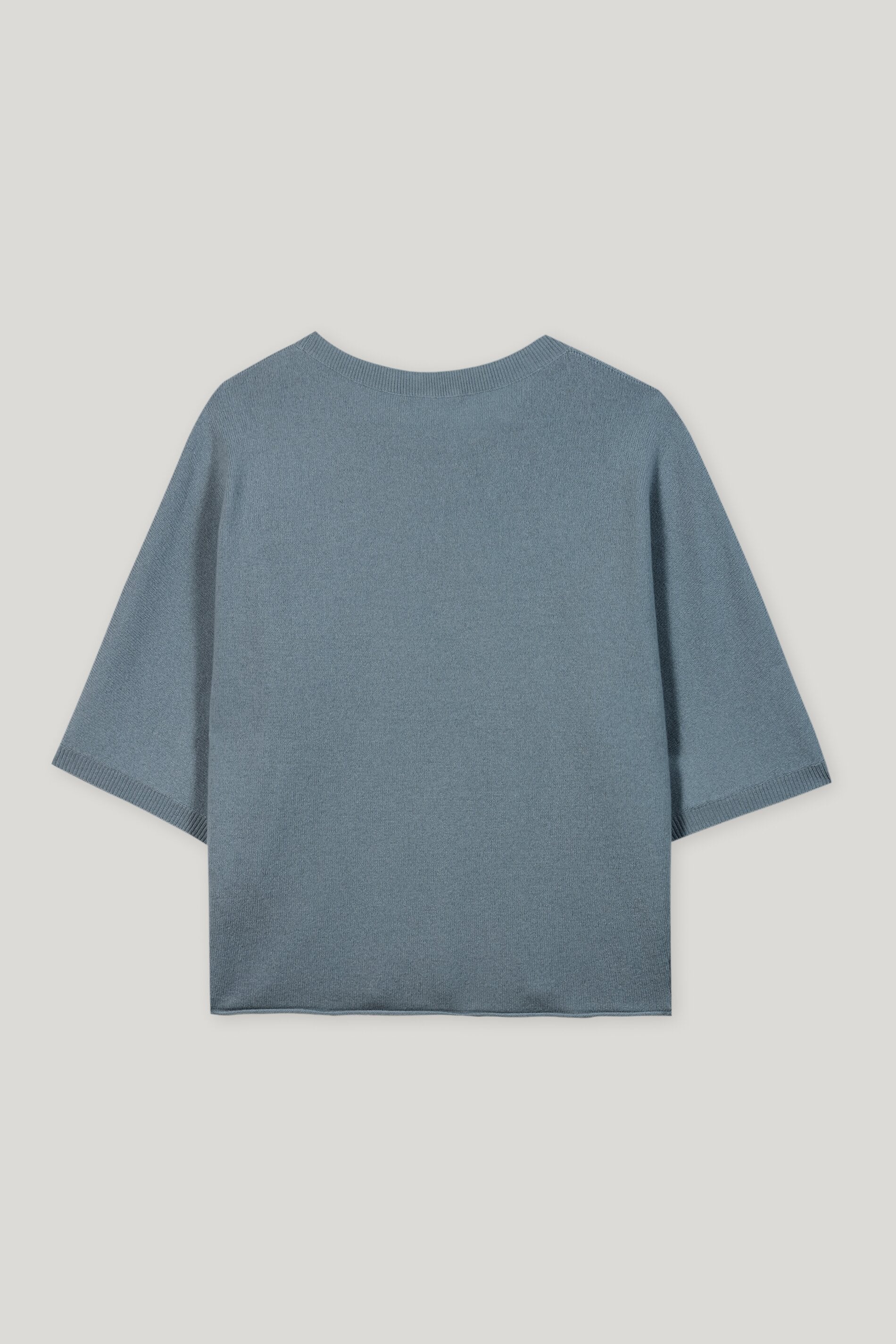 Pullover aus Kaschmir-Mix - greyish blue - Standard | Artikel Rück