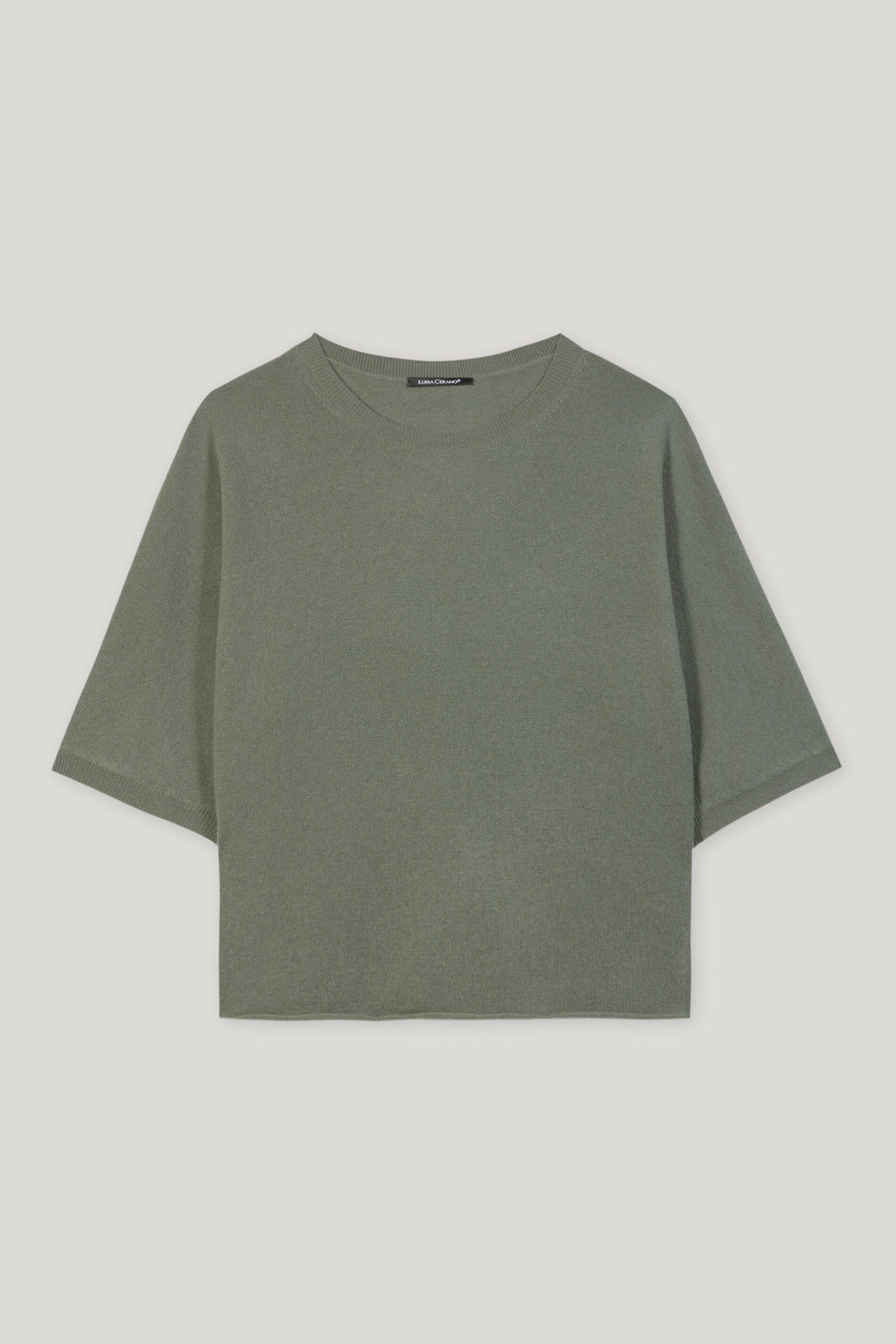 Pullover aus Kaschmir-Mix - cool khaki - Standard | Artikel Front