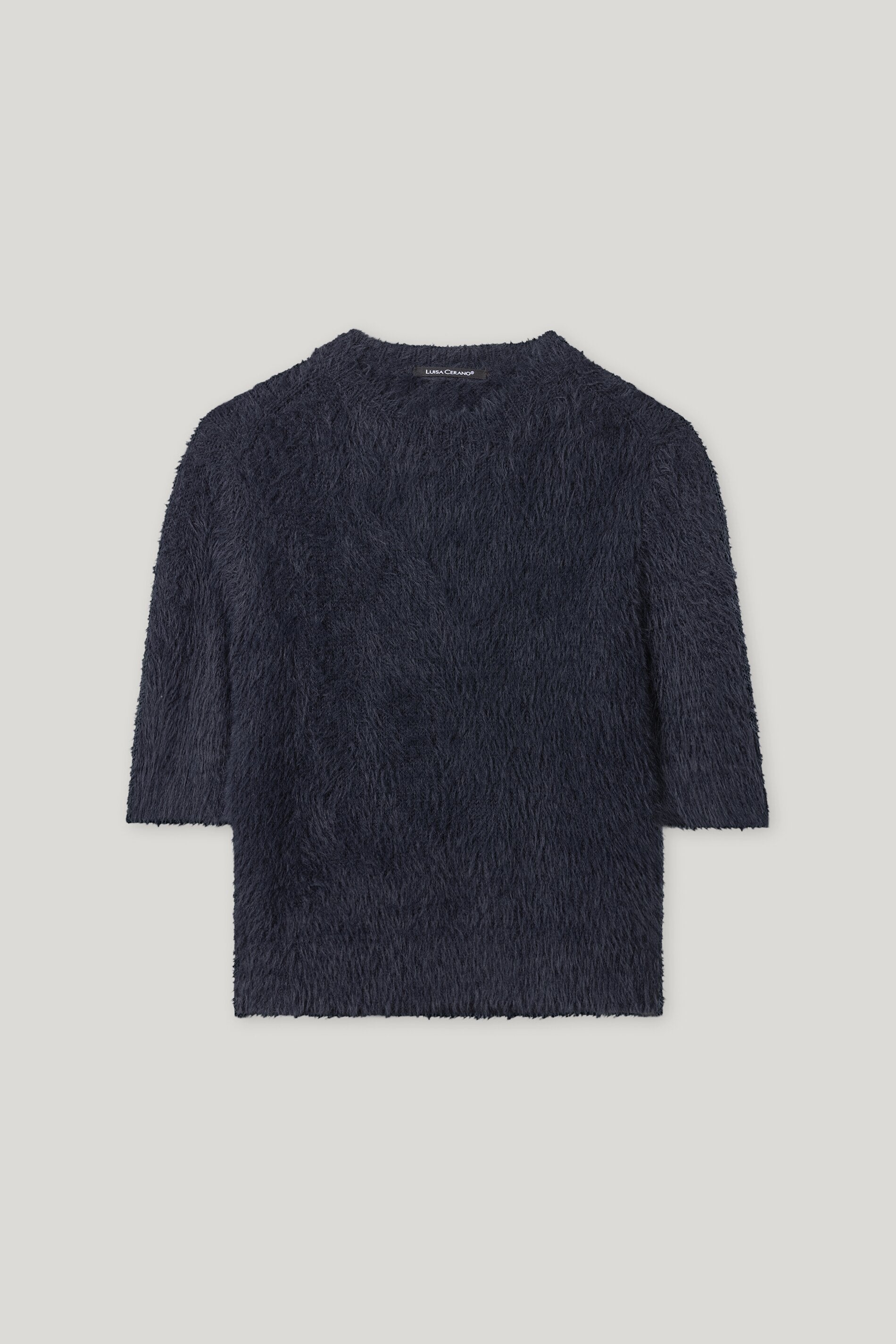 Halbarm-Pullover - dark blue - Standard | Artikel Front