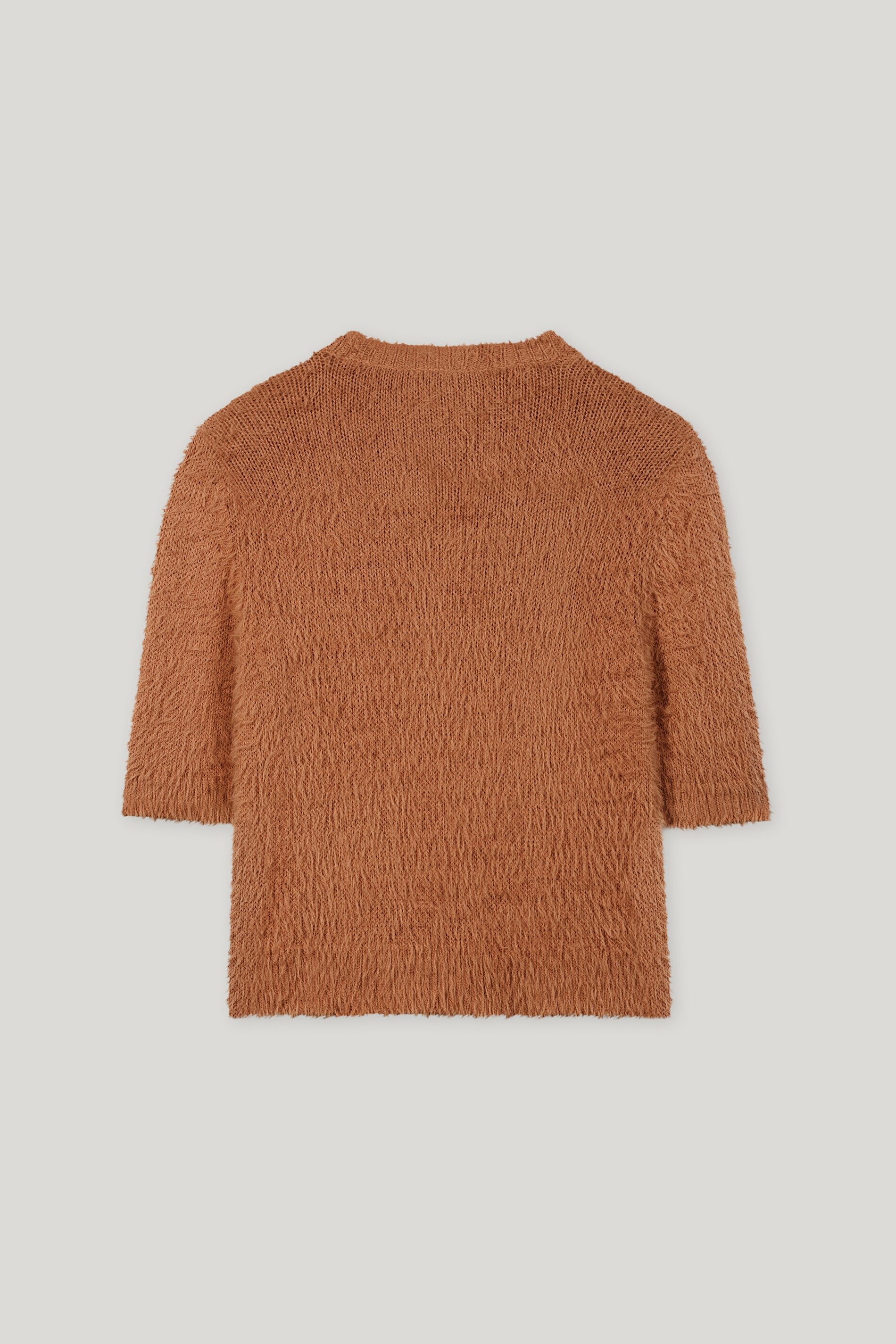 Halbarm-Pullover - cinnamon - Standard | Artikel Rück