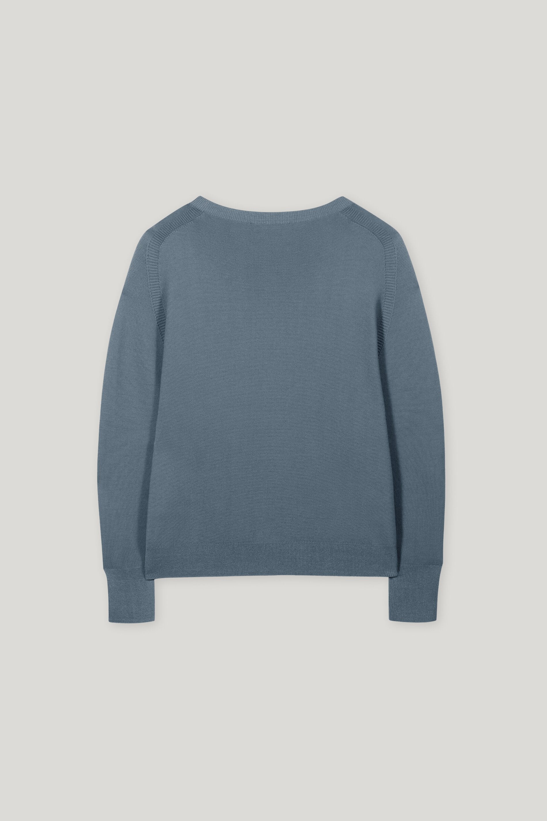 Pullover in Links-Struktur - greyish blue - Standard | Artikel Rück
