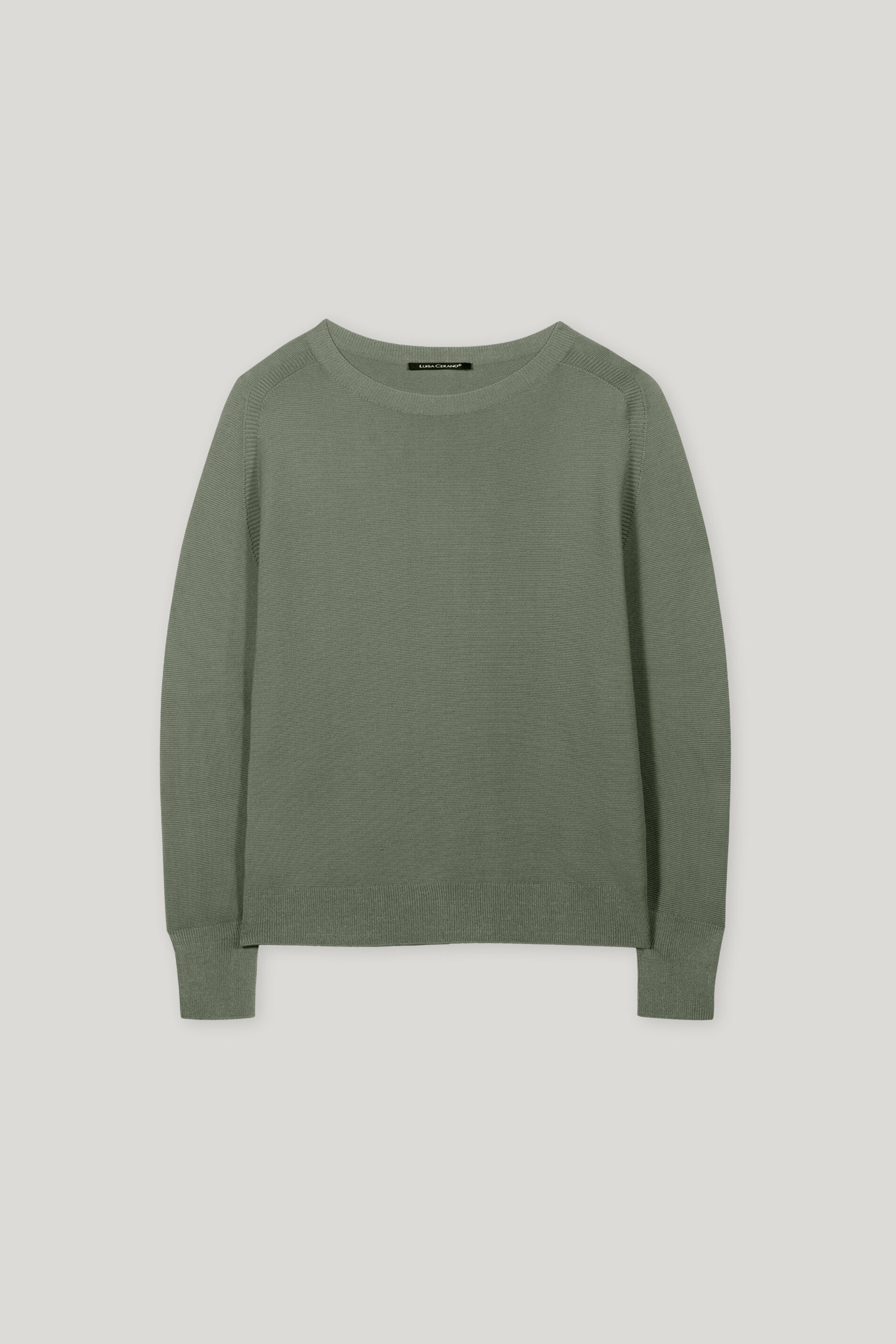 Pullover in Links-Struktur - cool khaki - Standard | Artikel Front