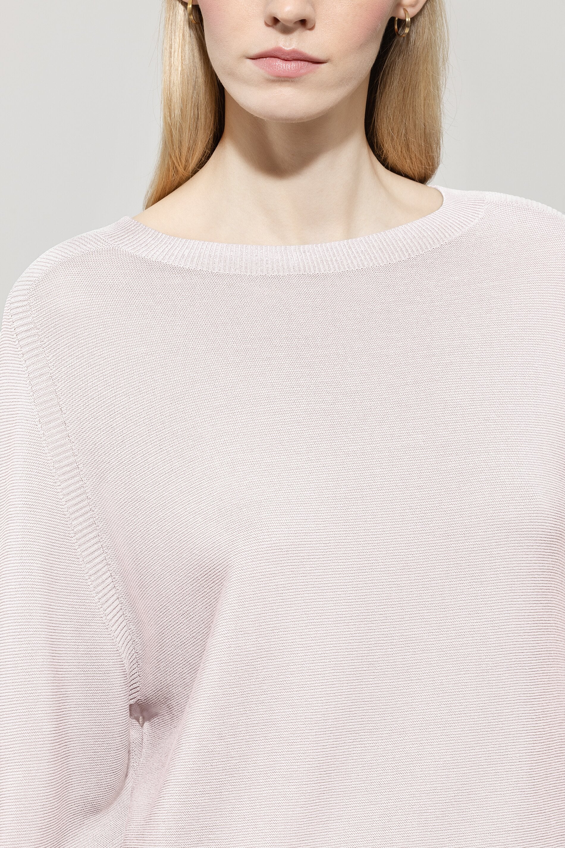 Pullover in Links-Struktur - creamy powder - Standard | Model Detail