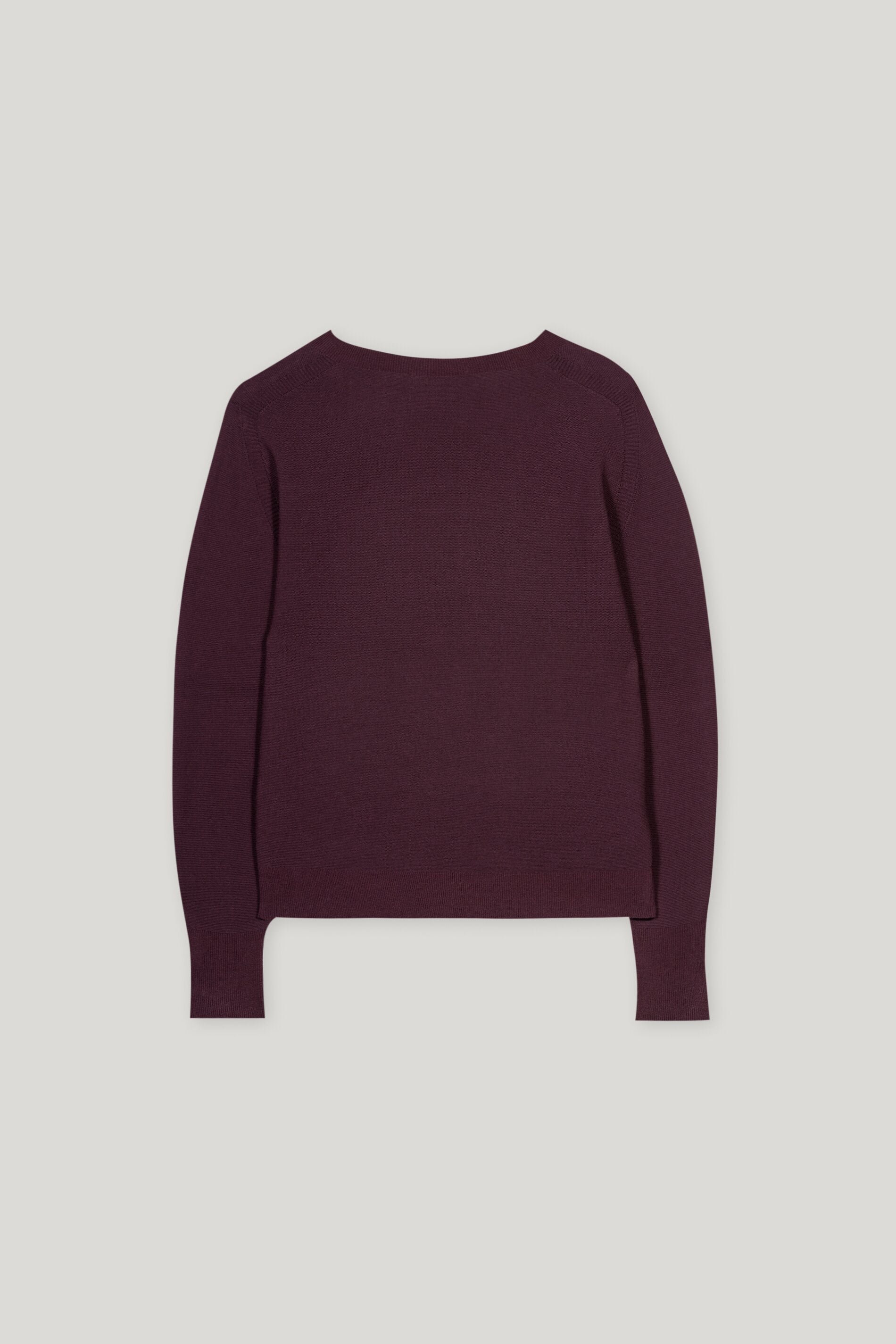 Pullover in Links-Struktur - burgundy - Standard | Artikel Rück