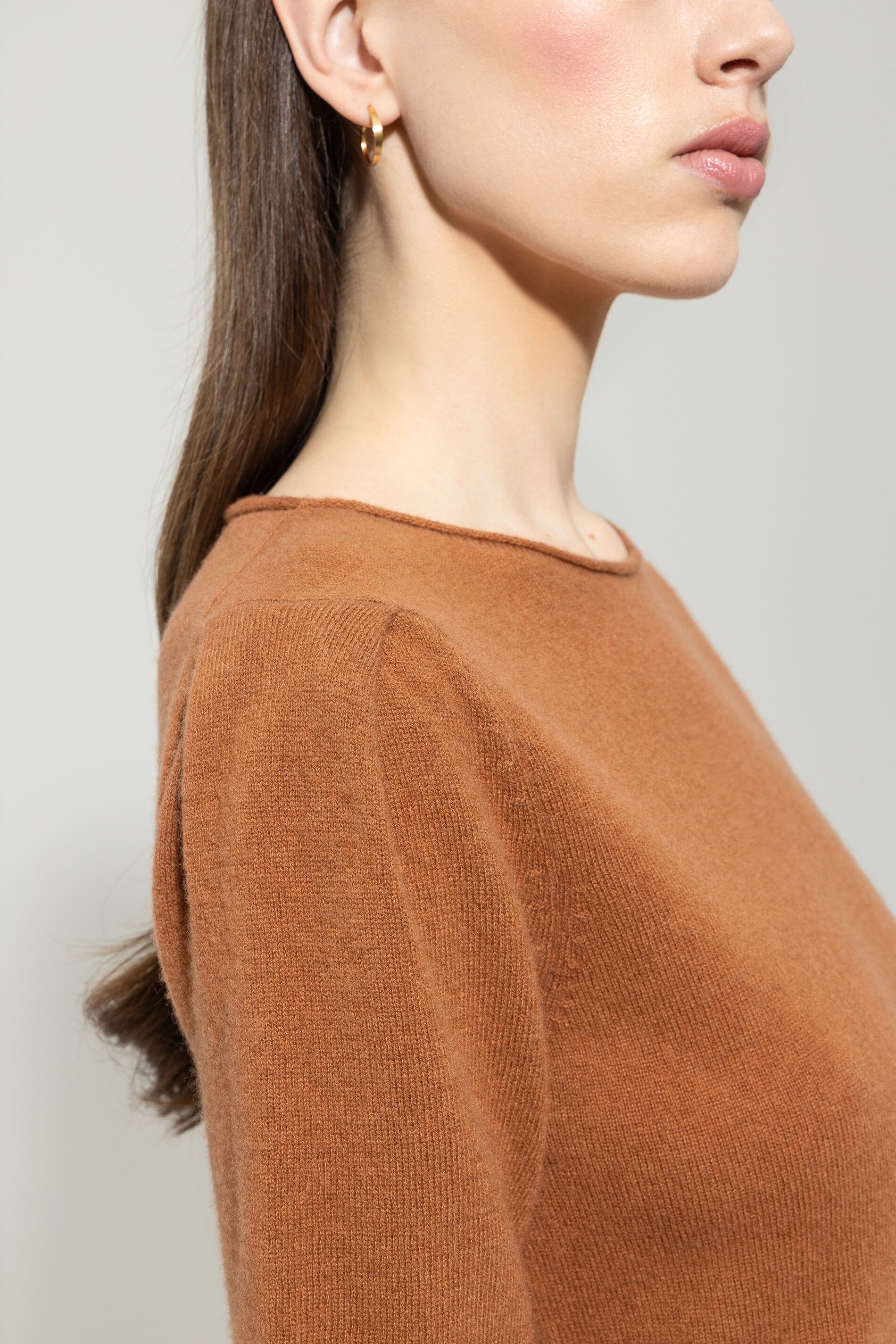 Pullover aus Kaschmir-Mix - cinnamon - Standard | Model Detail