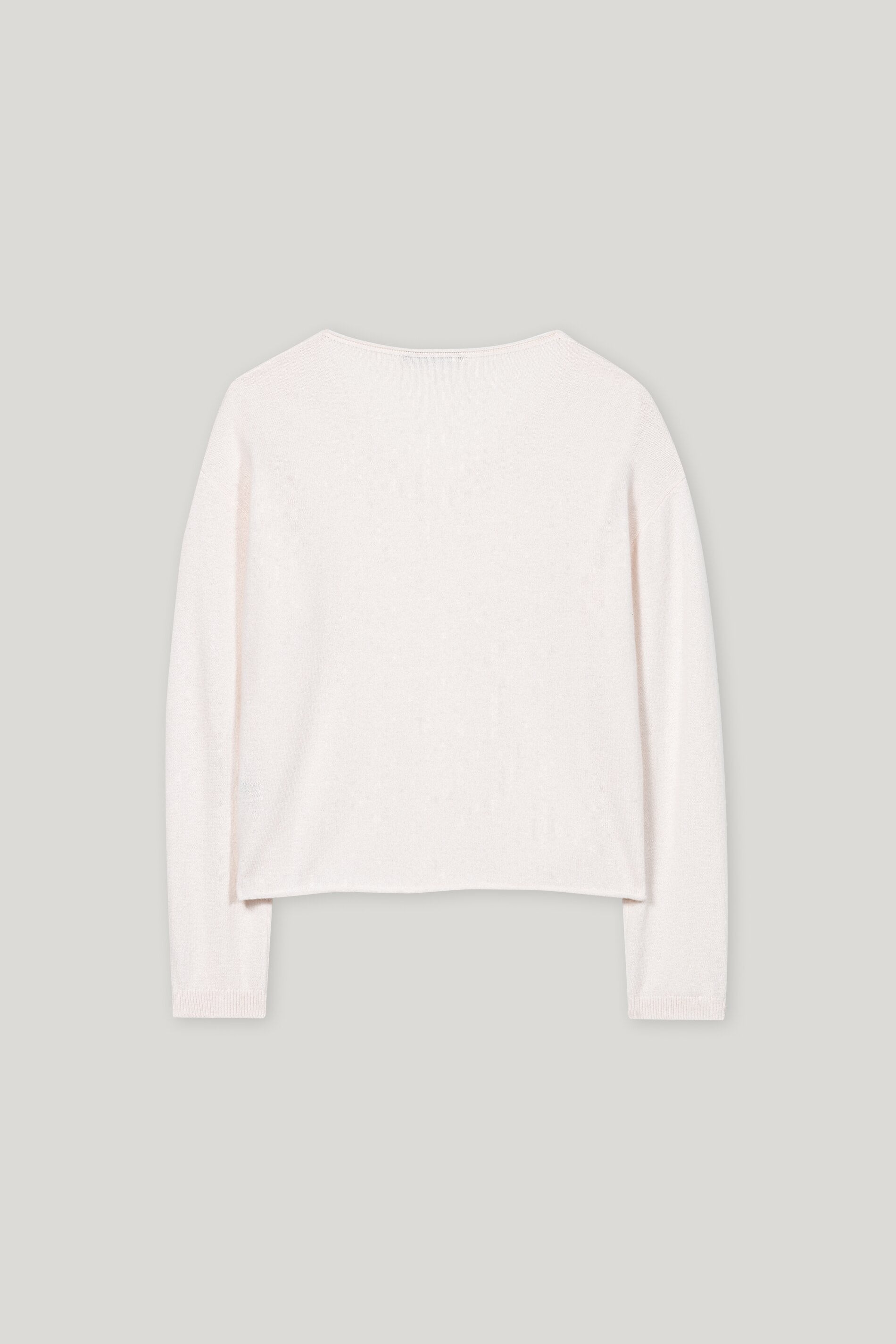 V-Pullover aus Kaschmir-Mix - silky cream - Standard | Artikel Rück