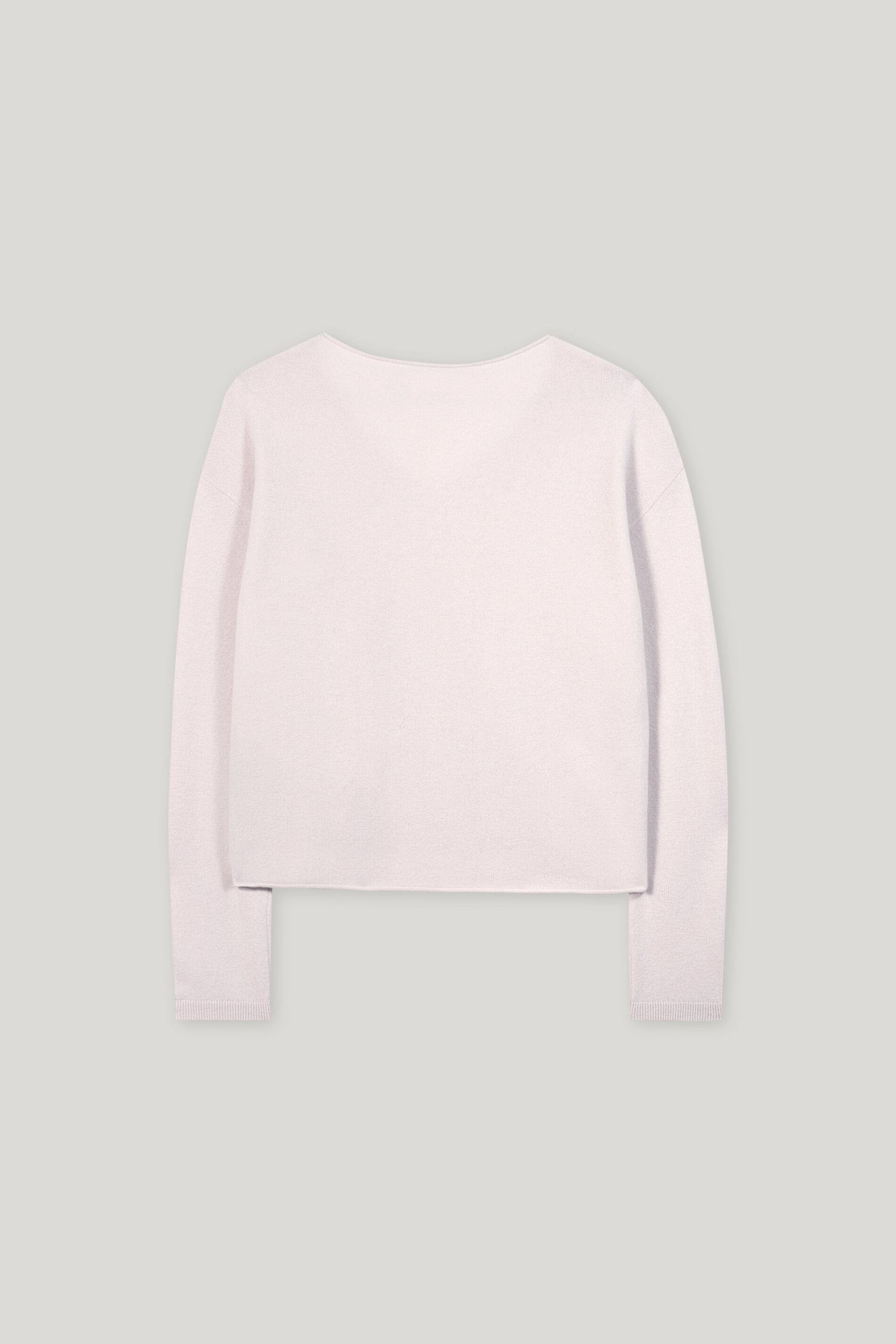 V-Pullover aus Kaschmir-Mix - creamy powder - Standard | Artikel Rück