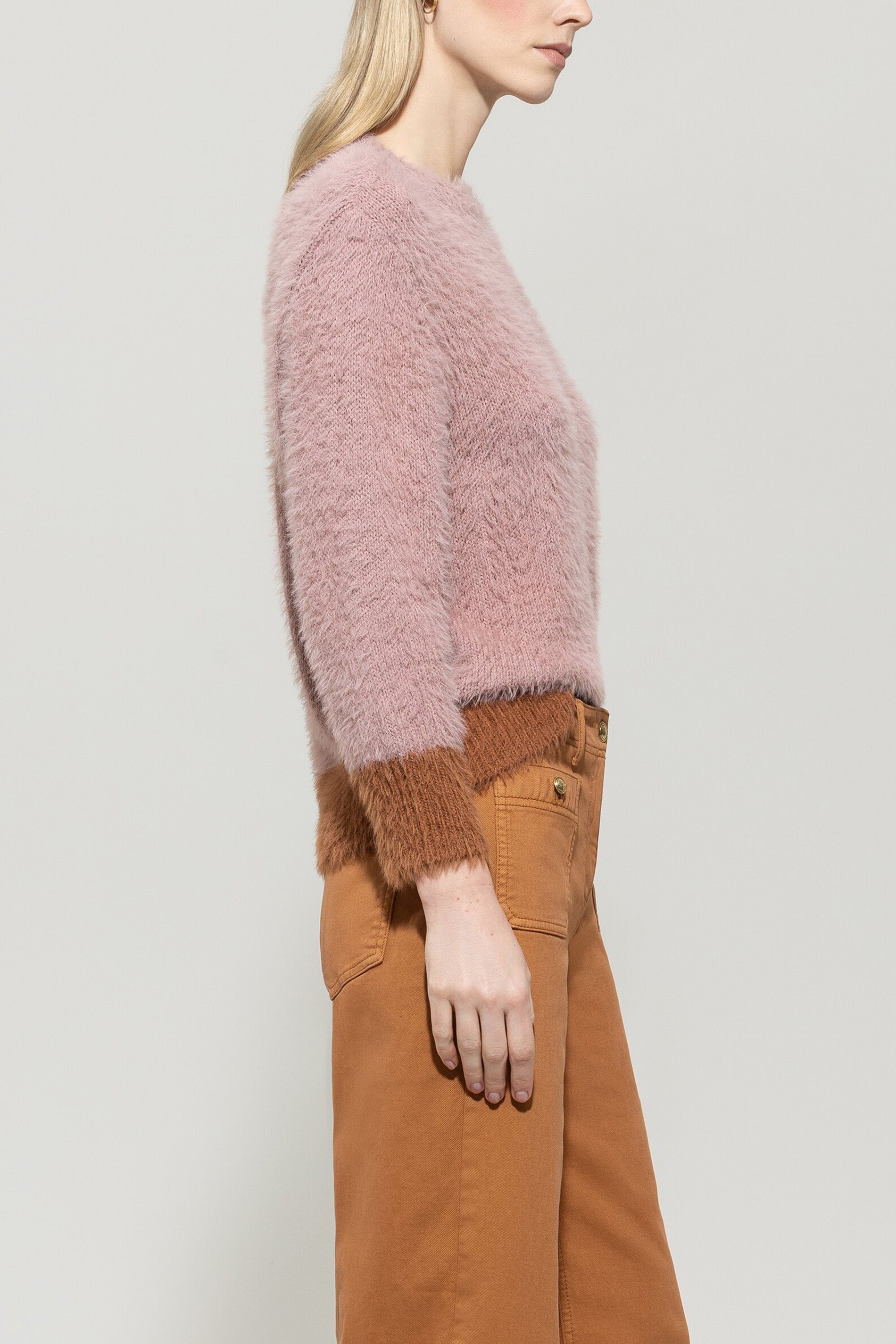 Colourblock-Pullover - multi - Standard | Model Seite