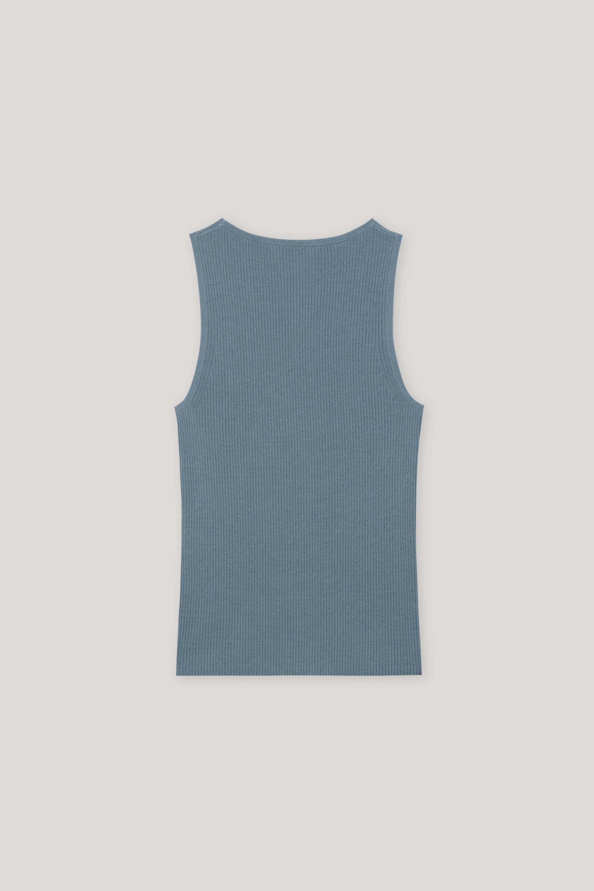 Tanktop aus Woll-Mix - greyish blue - Standard | Artikel Rück