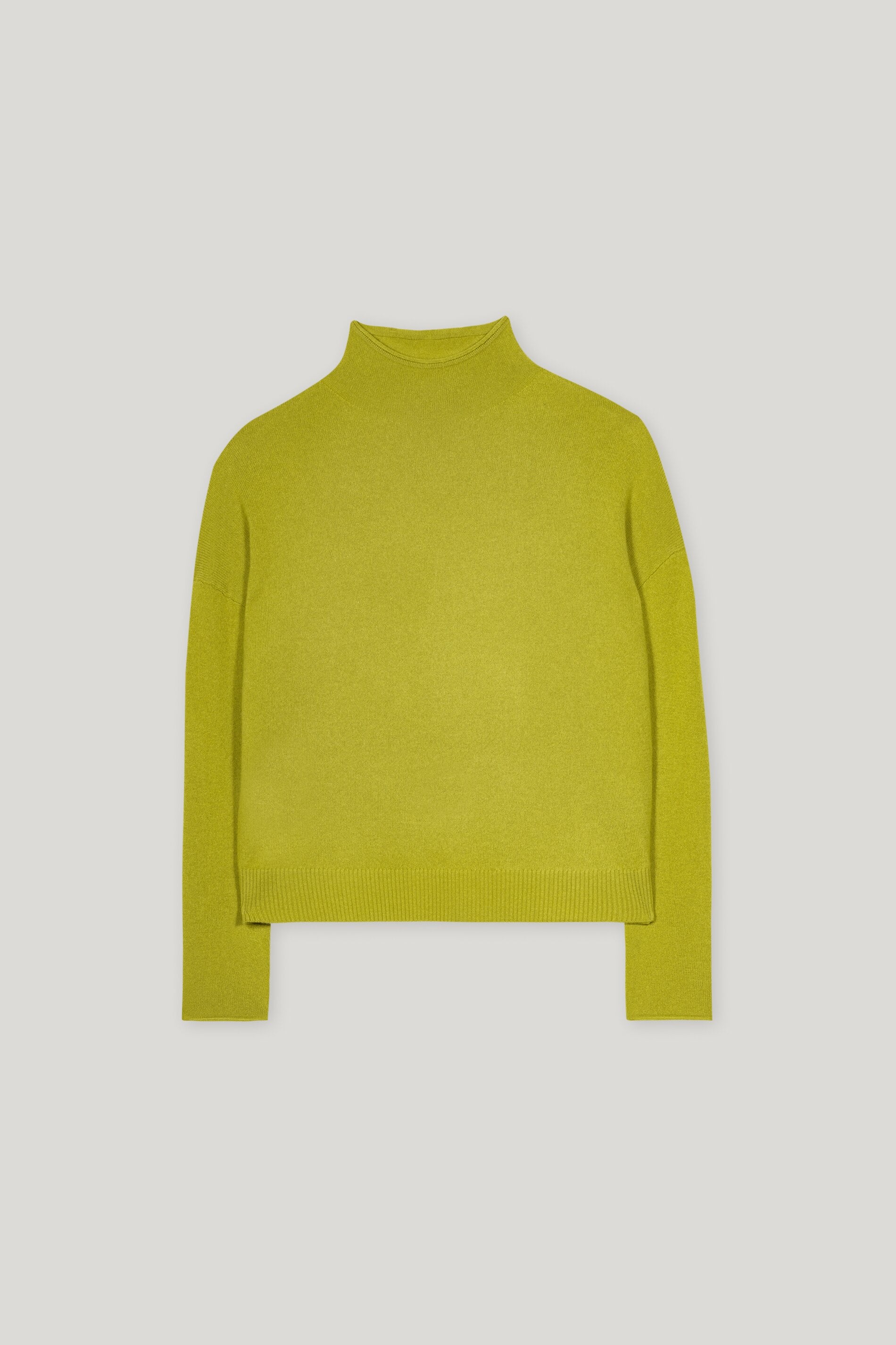 Pullover aus Kaschmir-Mix - acid green - Standard | Artikel Front