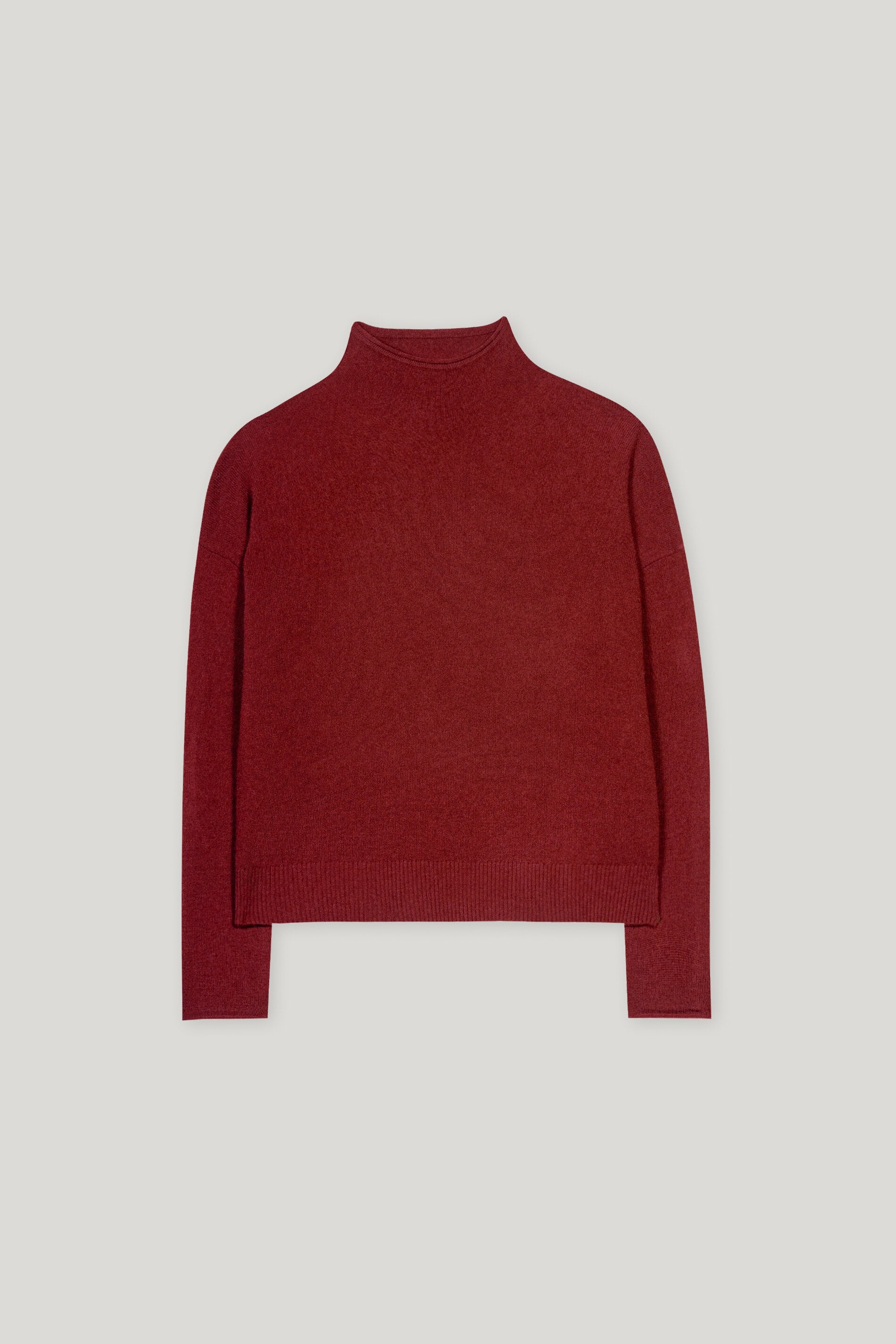 Pullover aus Kaschmir-Mix - berry red - Standard | Artikel Front