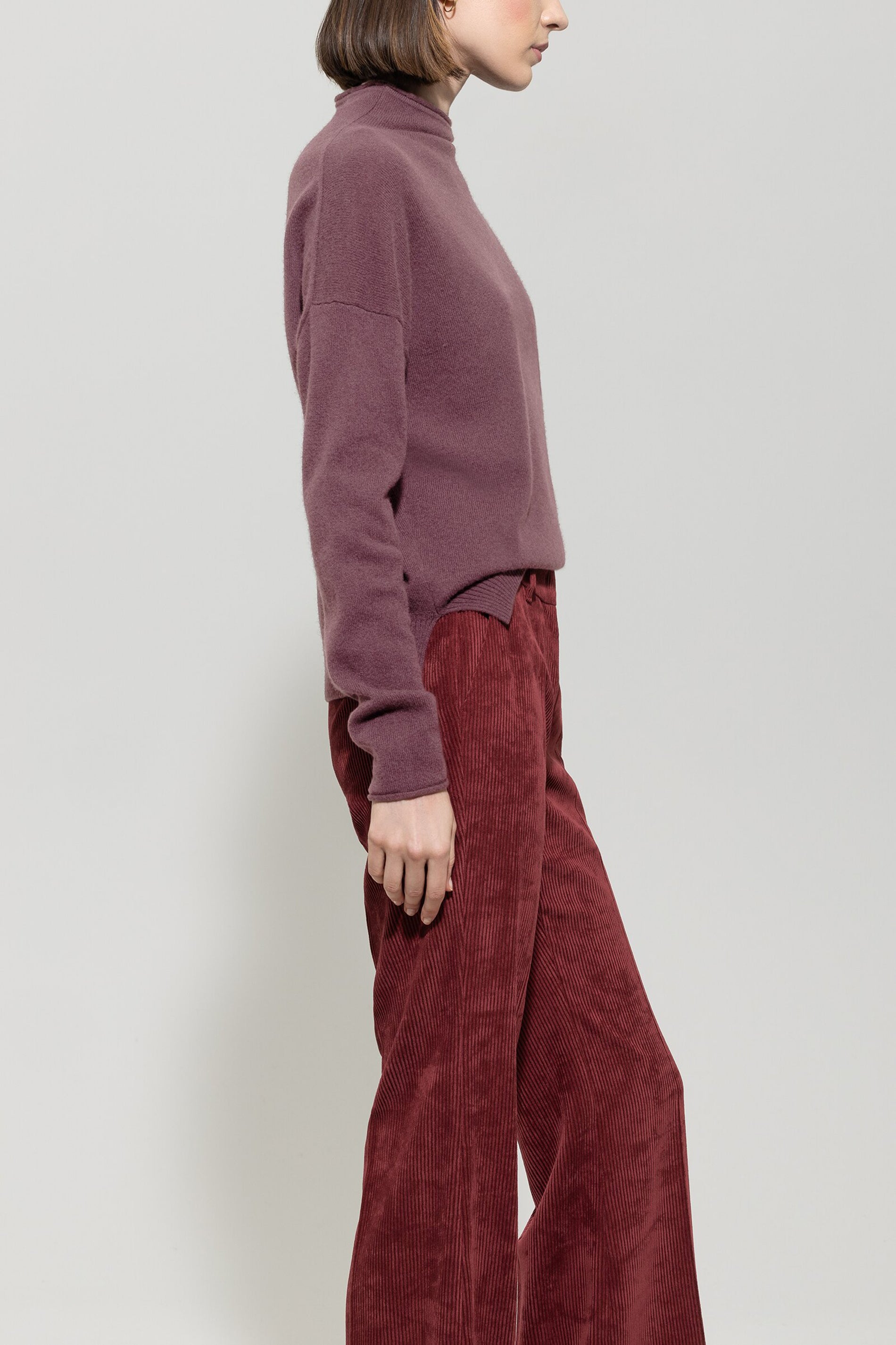 Pullover aus Kaschmir-Mix - heather - Standard | Model Seite