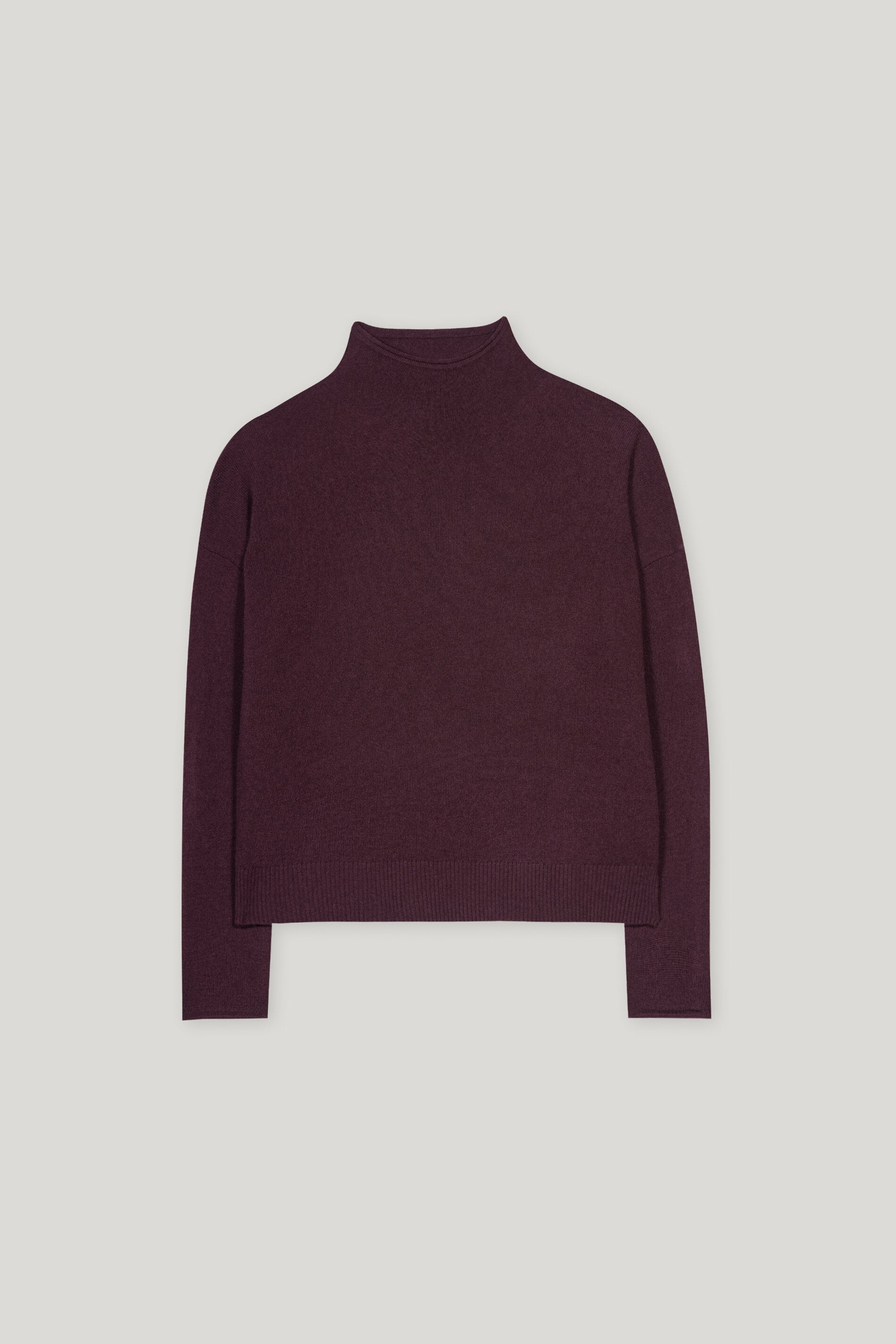 Pullover aus Kaschmir-Mix - burgundy - Standard | Artikel Front