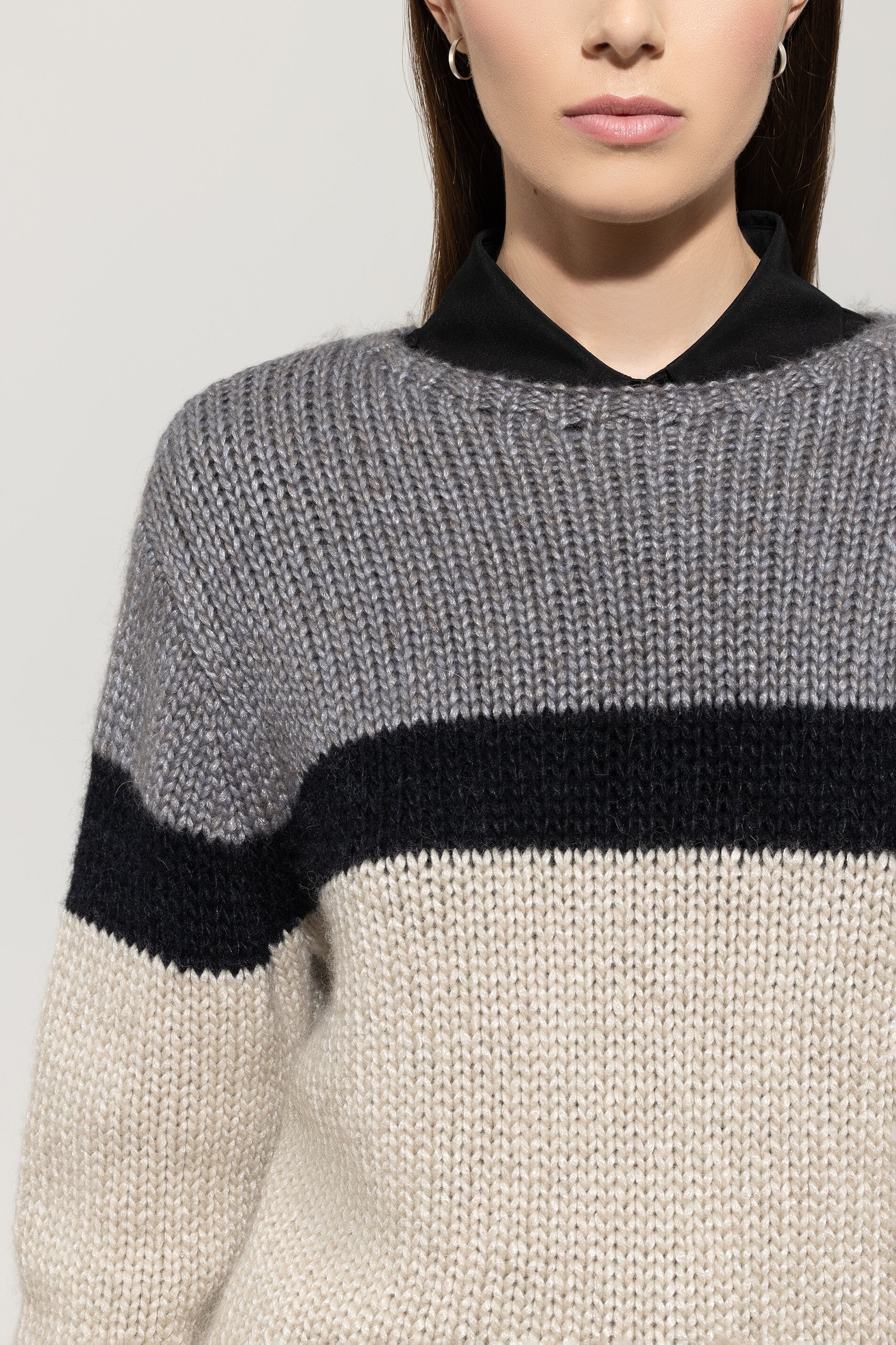Pullover mit Colour-Block - multi - Standard | Model Detail