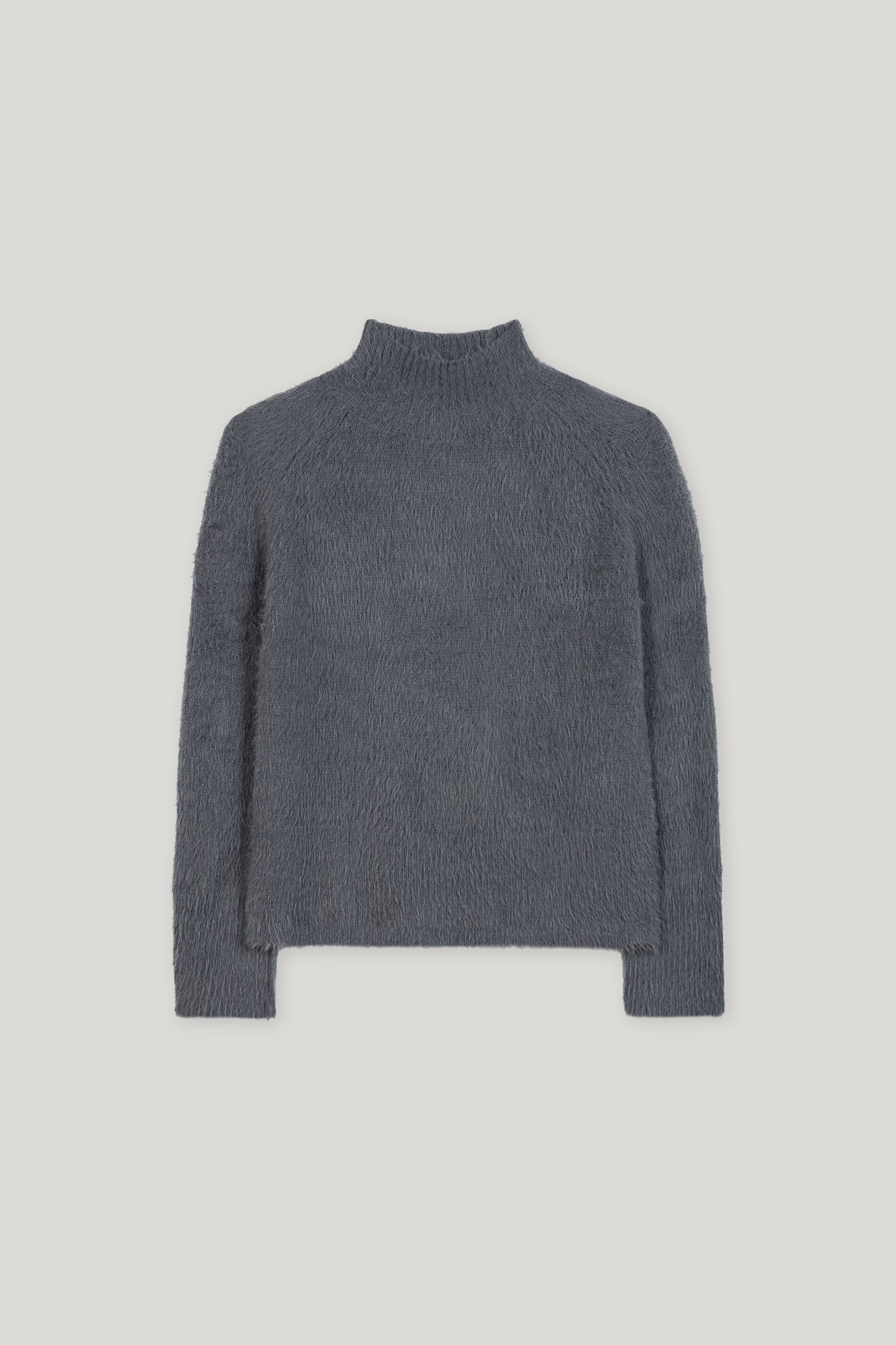 Pullover in Fell-Optik - urban grey - Standard | Artikel Front