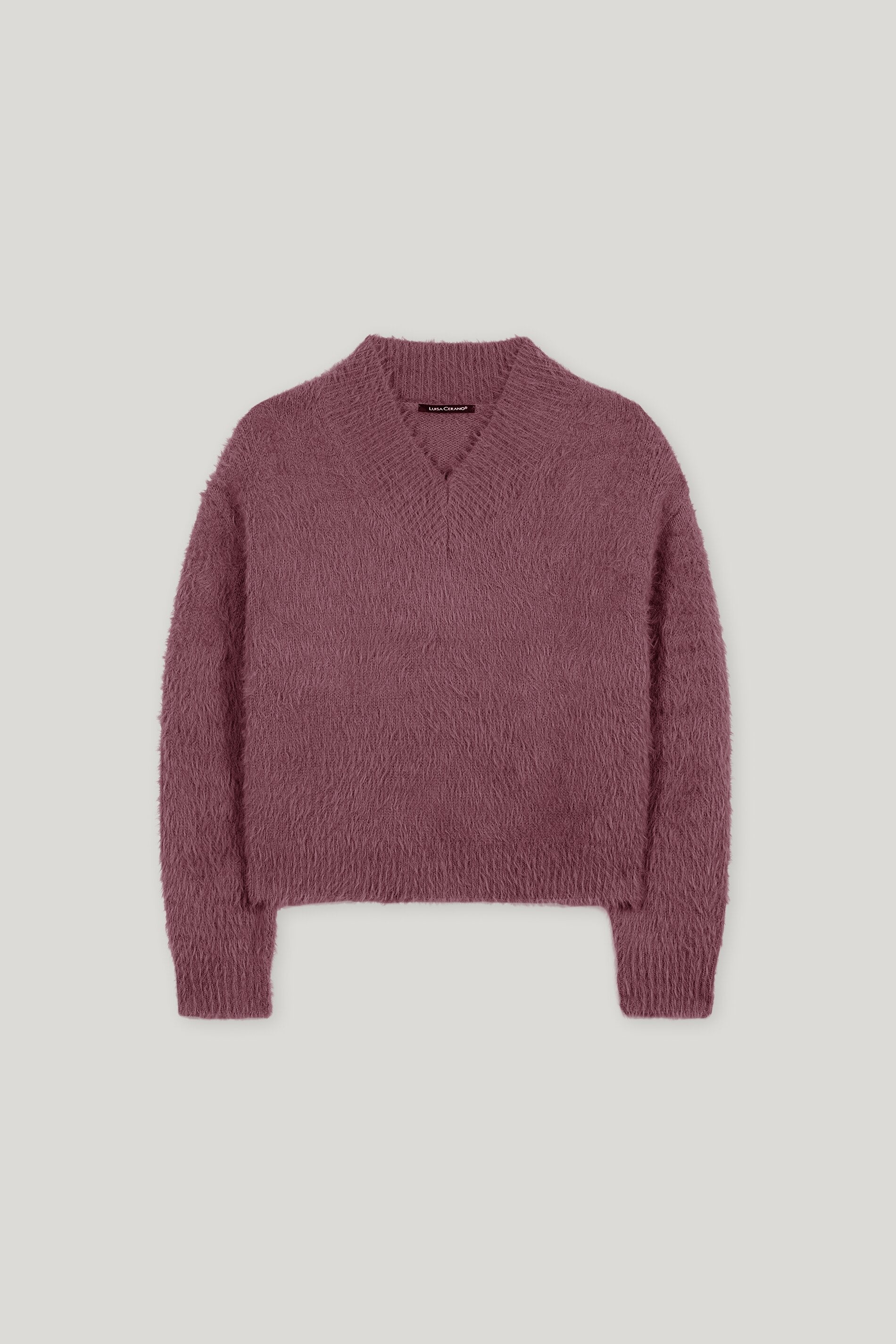 V-Pullover aus Woll-Mix - heather - Standard | Artikel Front