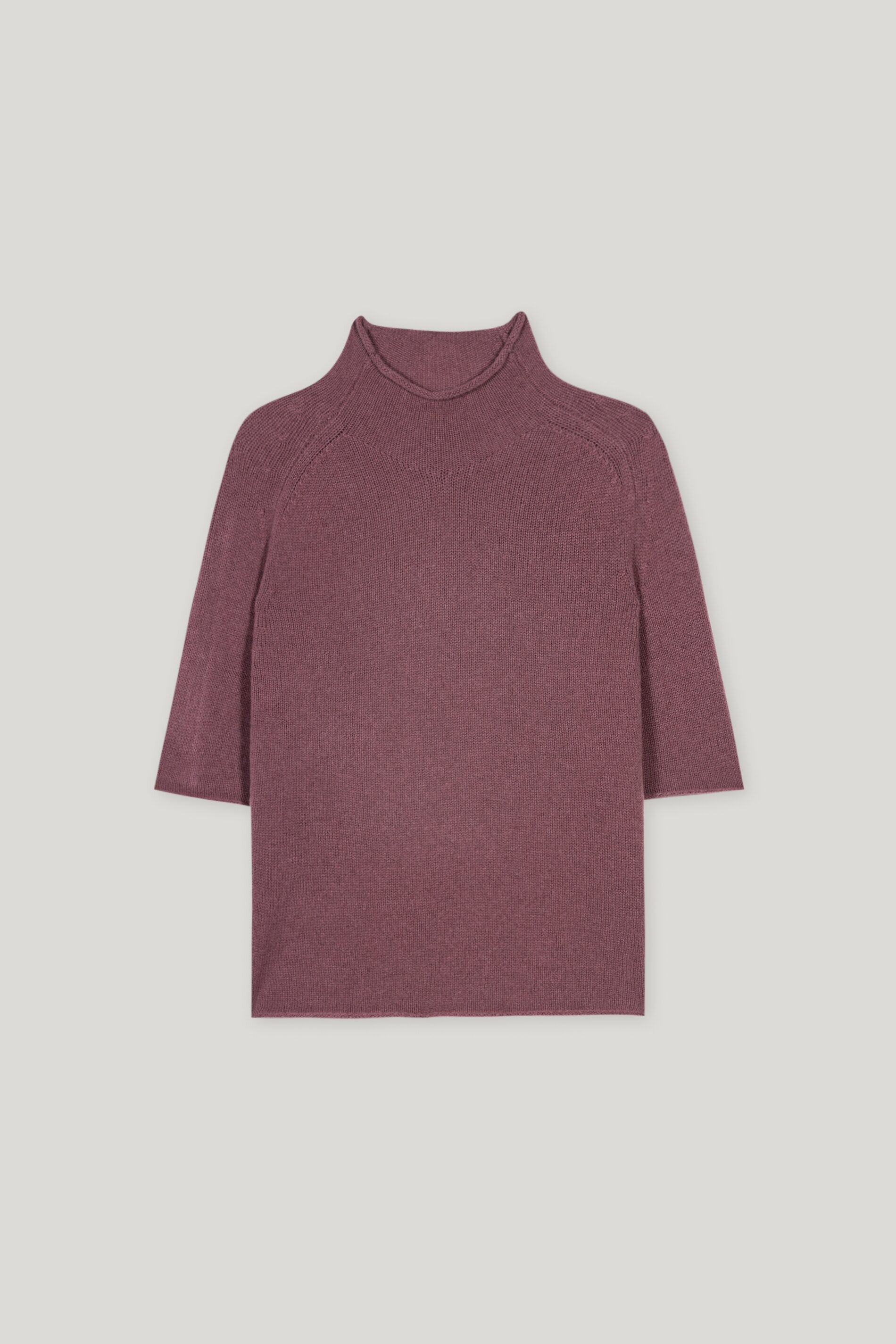 Halbarm-Pulli aus Kaschmir-Mix - heather - Standard | Artikel Front