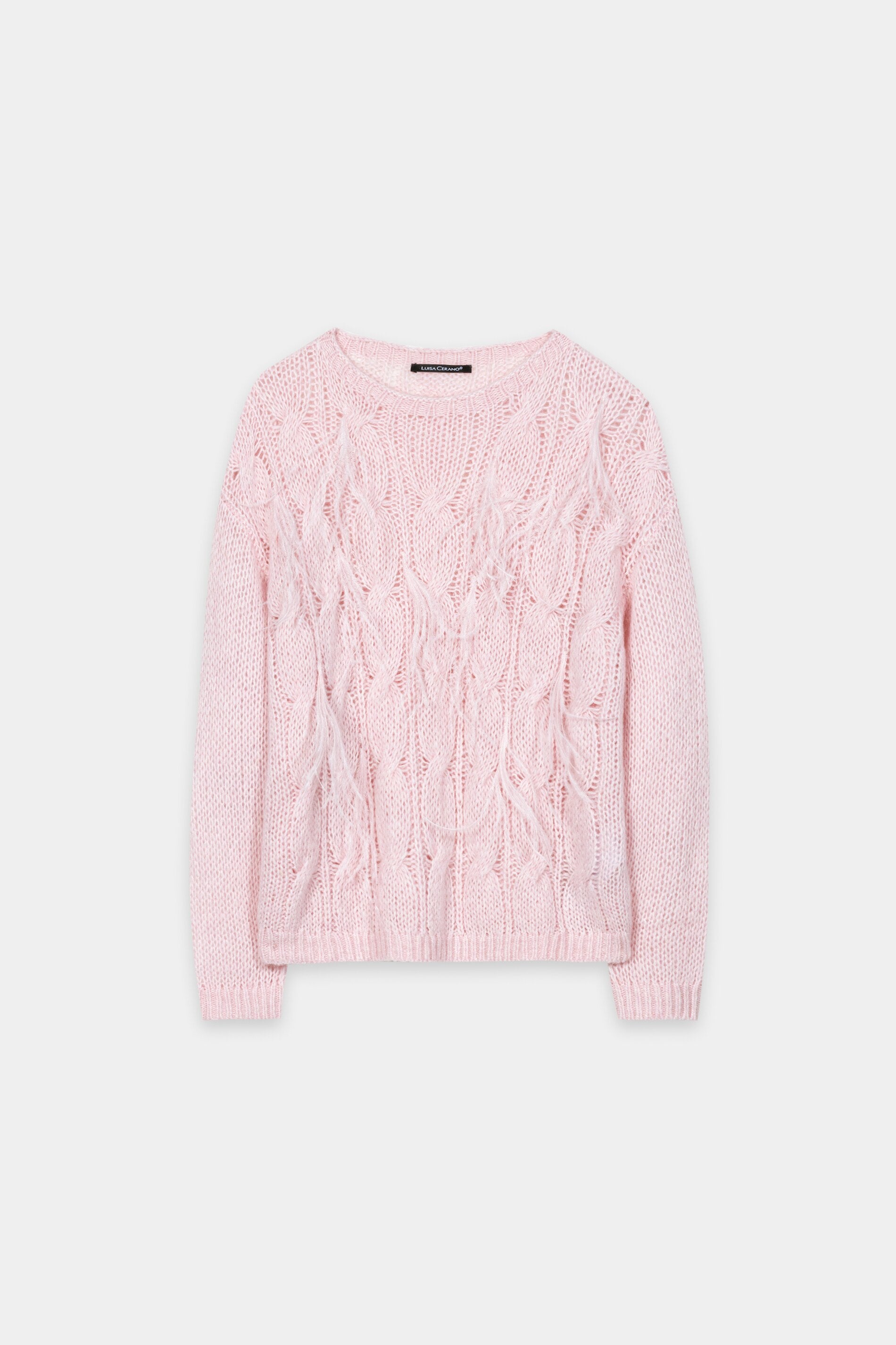 Cable-Knit-Pullover - creamy blush - Standard | Artikel Front