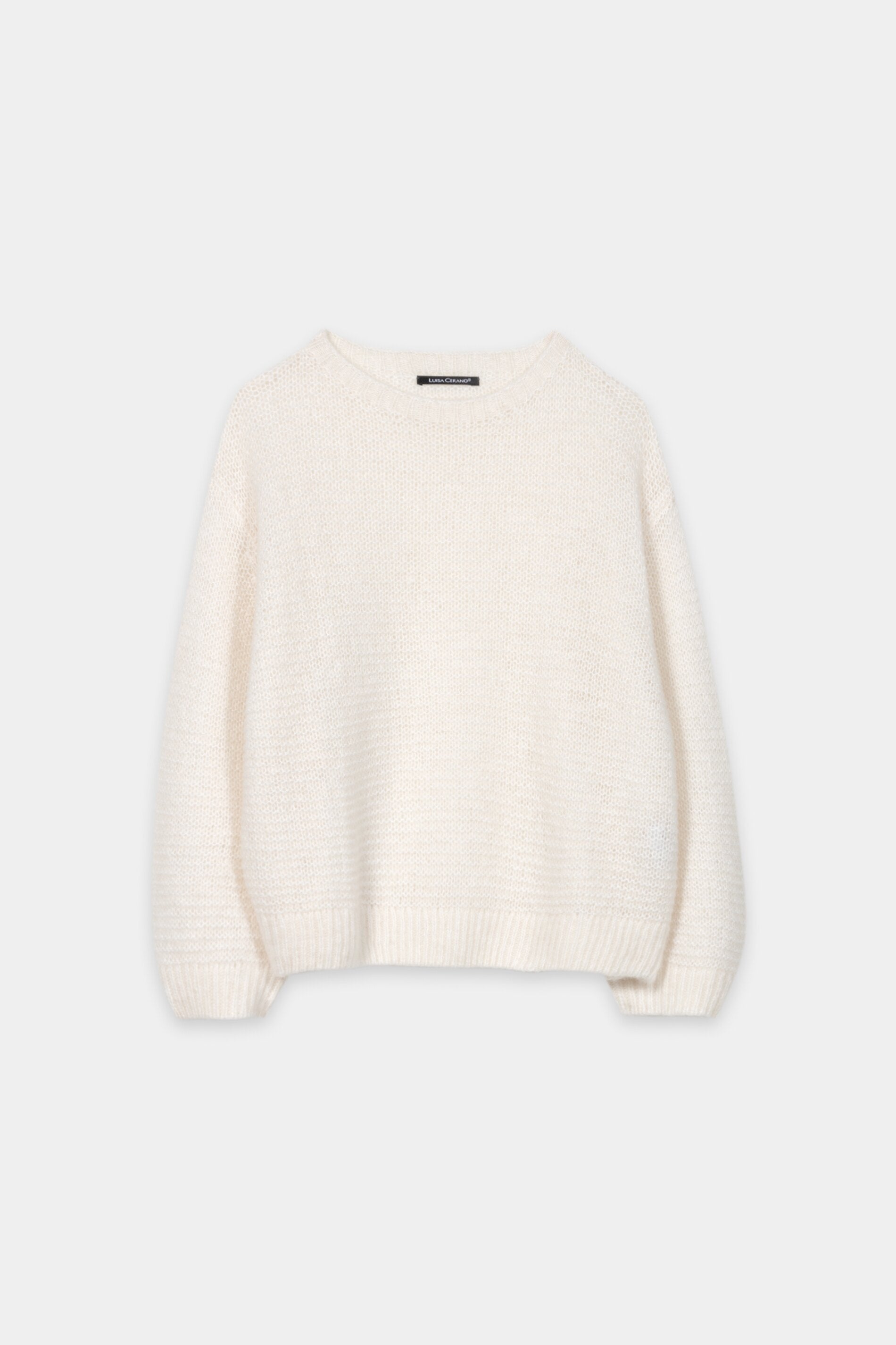 Pullover in Links-Struktur - cream - Standard | Artikel Front