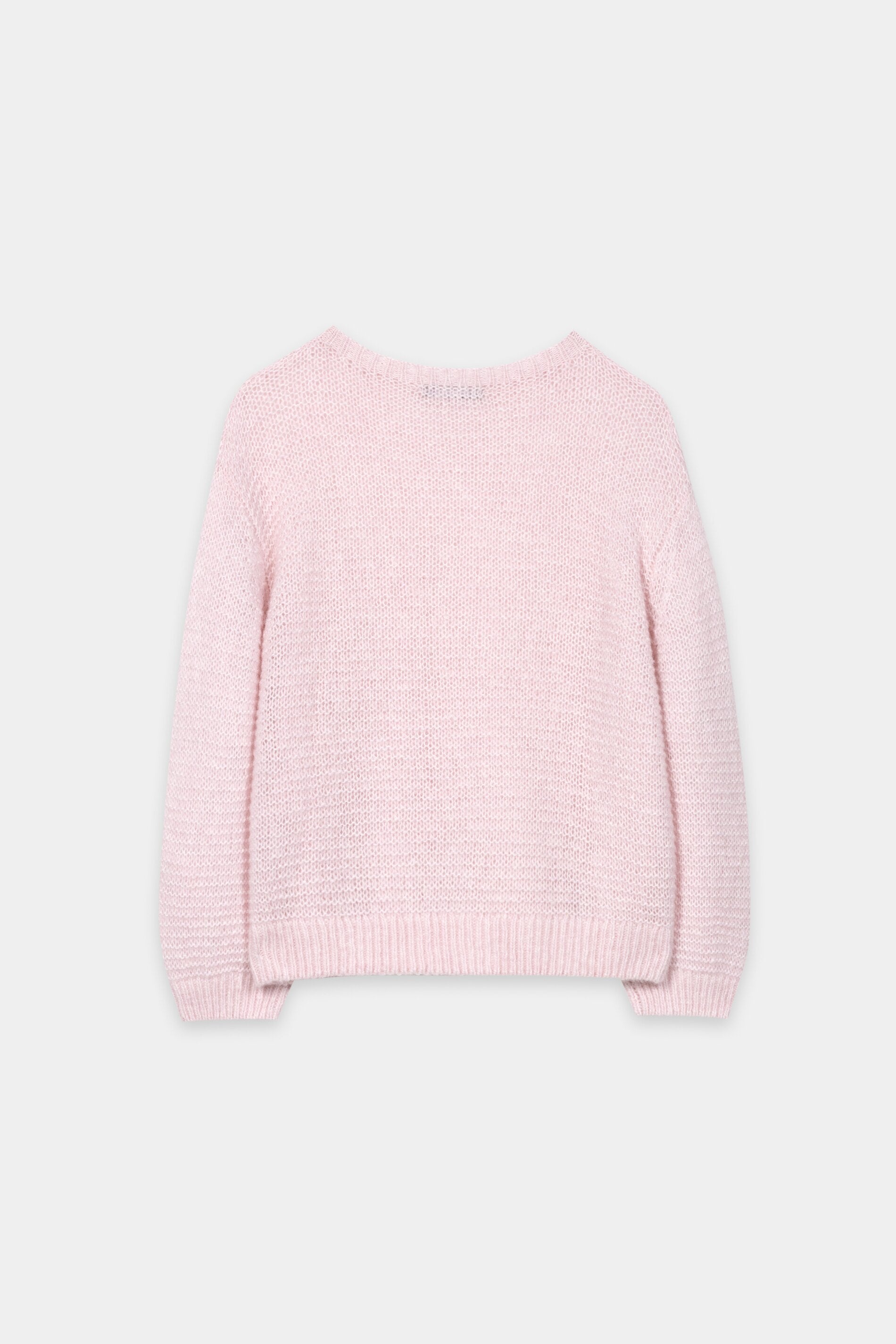 Pullover in Links-Struktur - creamy blush - Standard | Artikel Rück