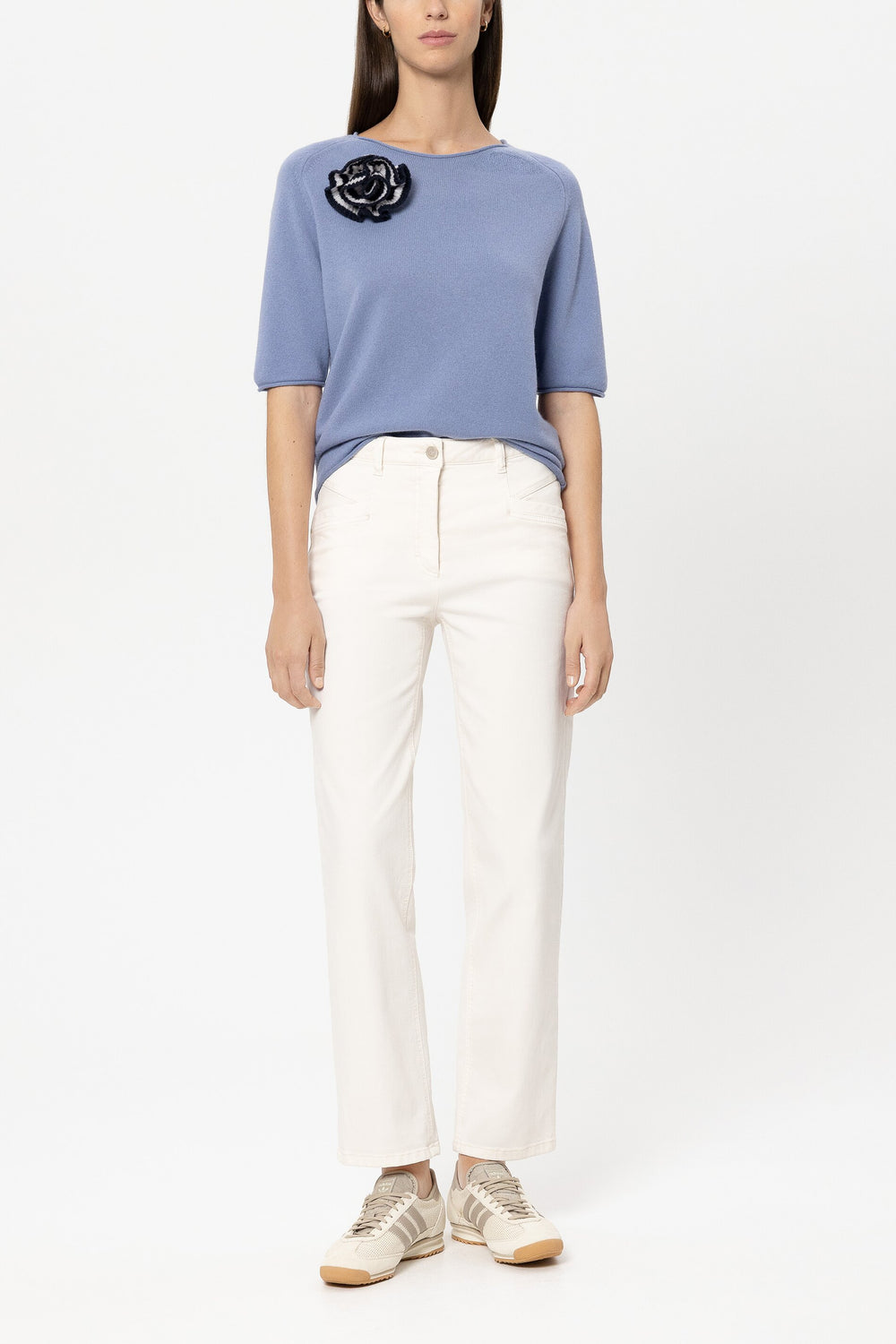 Pullover aus Kaschmir-Mix - casual blue - Standard