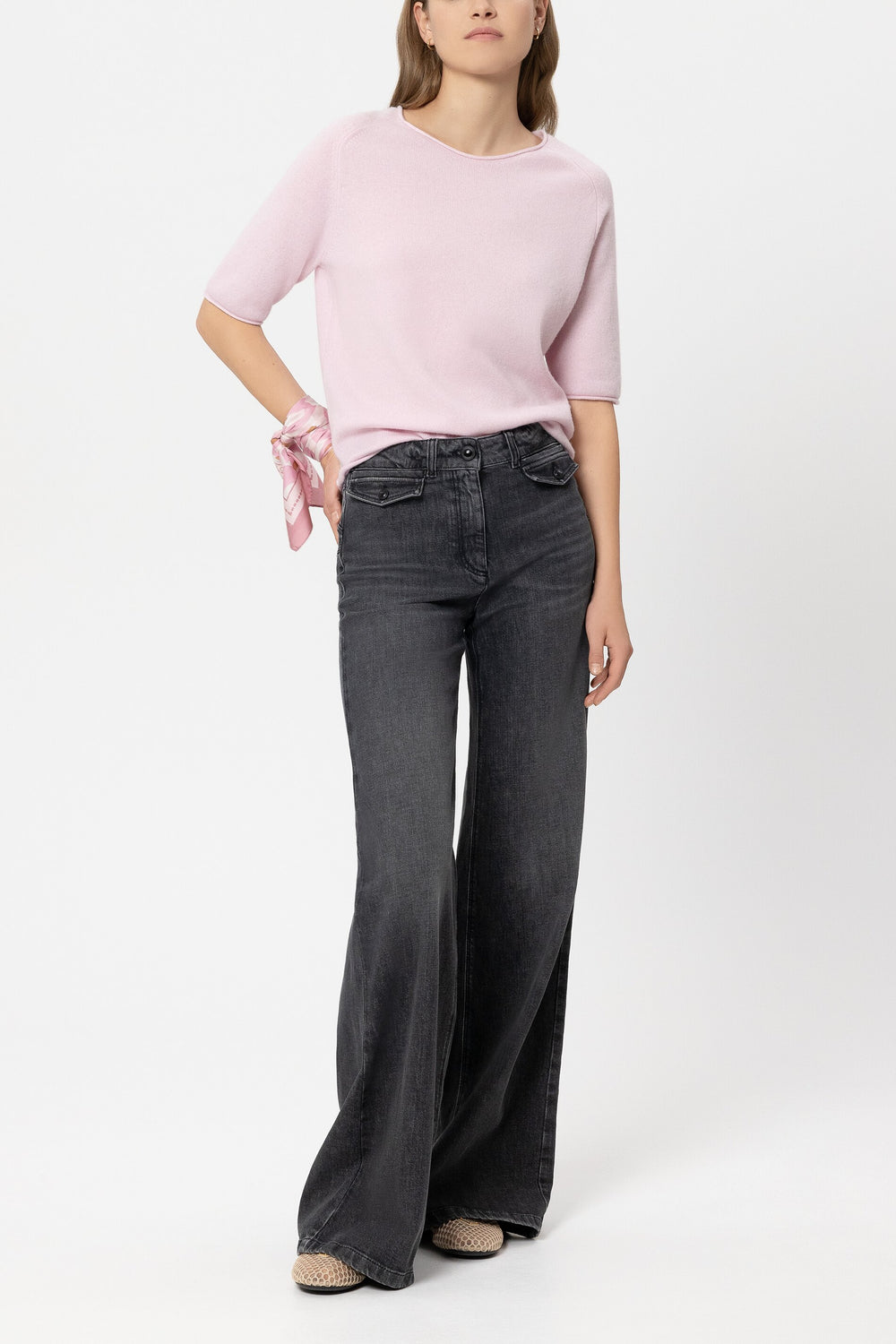 Pullover aus Kaschmir-Mix - creamy blush - Standard