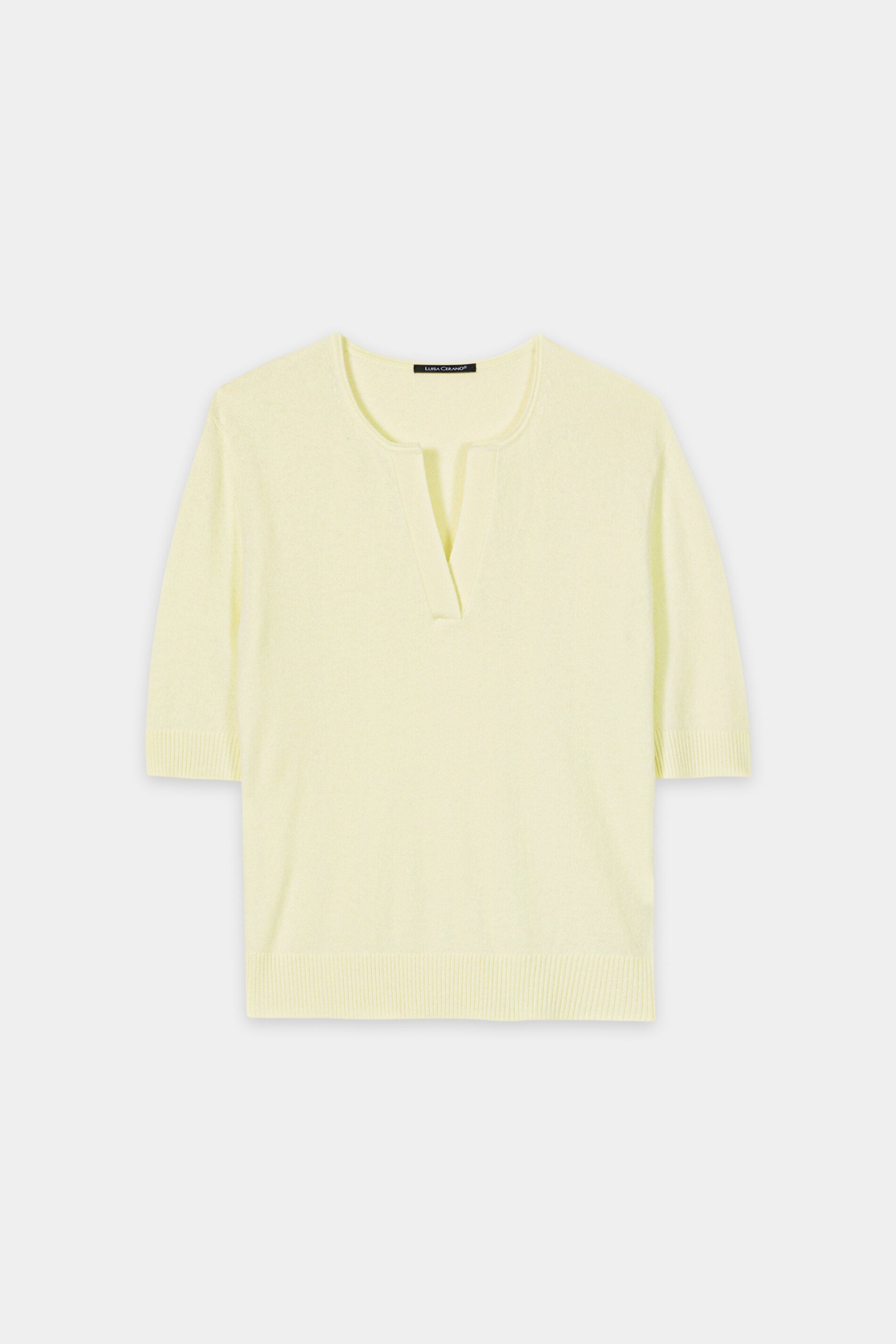 Pullover aus Kaschmir-Mix - citron - Standard | Artikel Front