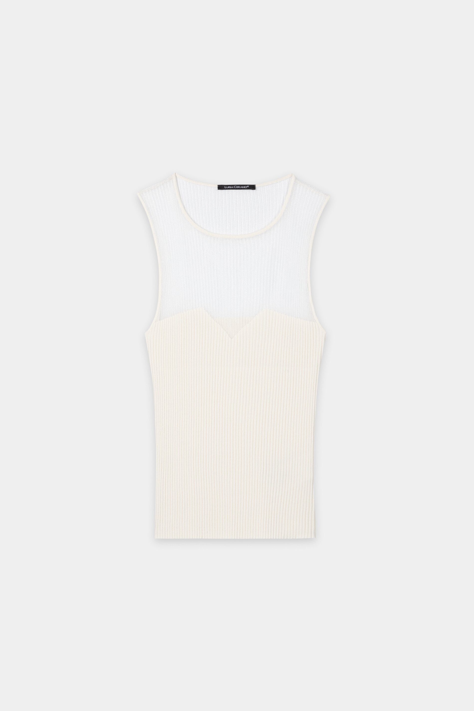 Feinstrick-Top - milk - Standard | Artikel Front