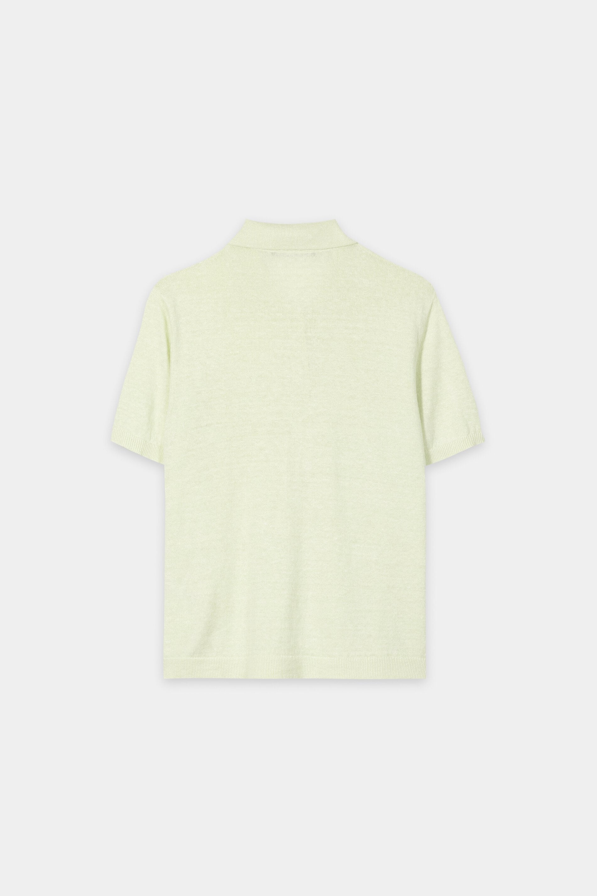 Leinen-Polo - pistachio - Standard | Artikel Rück