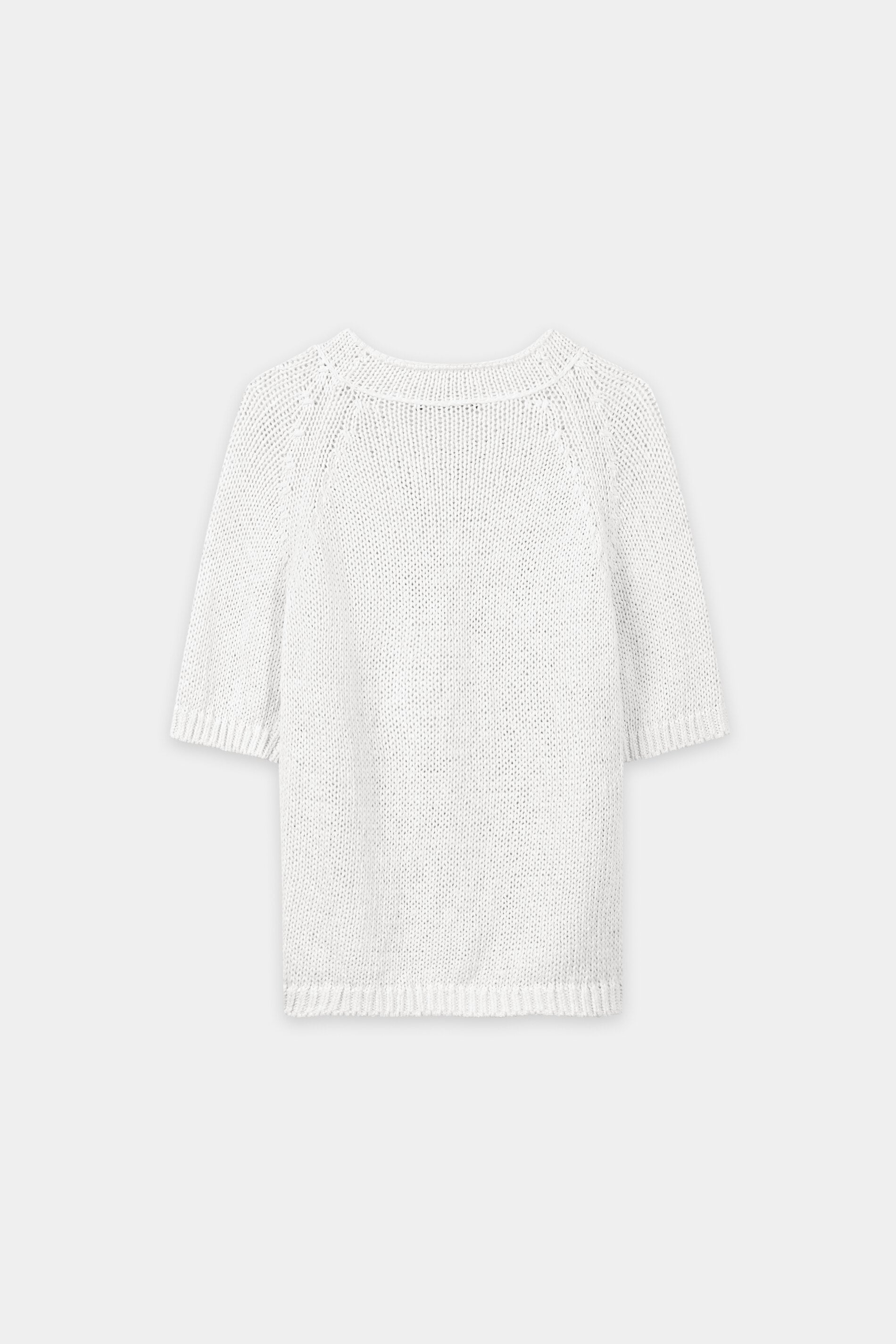 Pullover aus Leinen-Mix - white - Standard | Artikel Rück