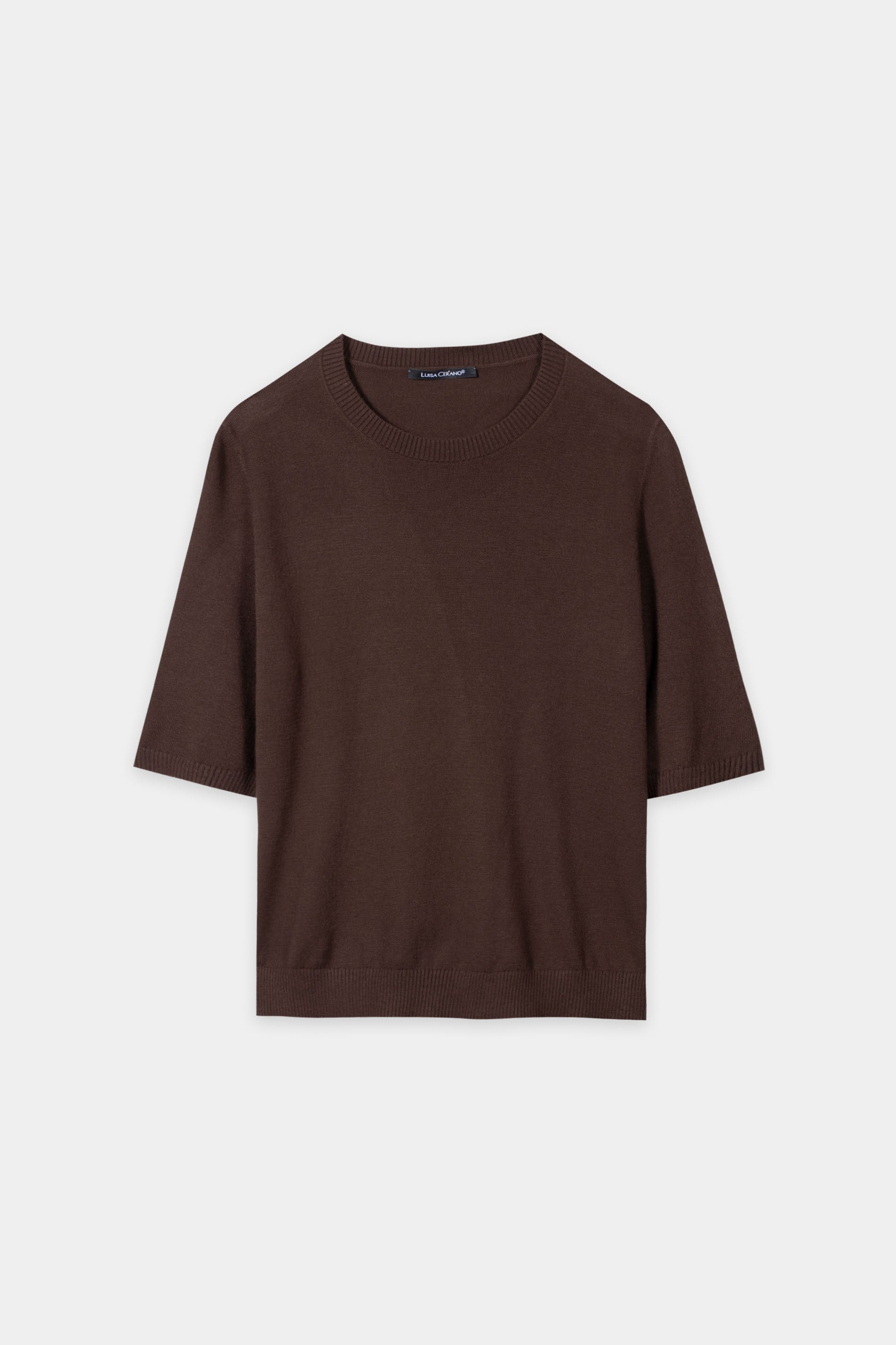 Pullover aus Woll-Mix - marone - Standard | Artikel Front