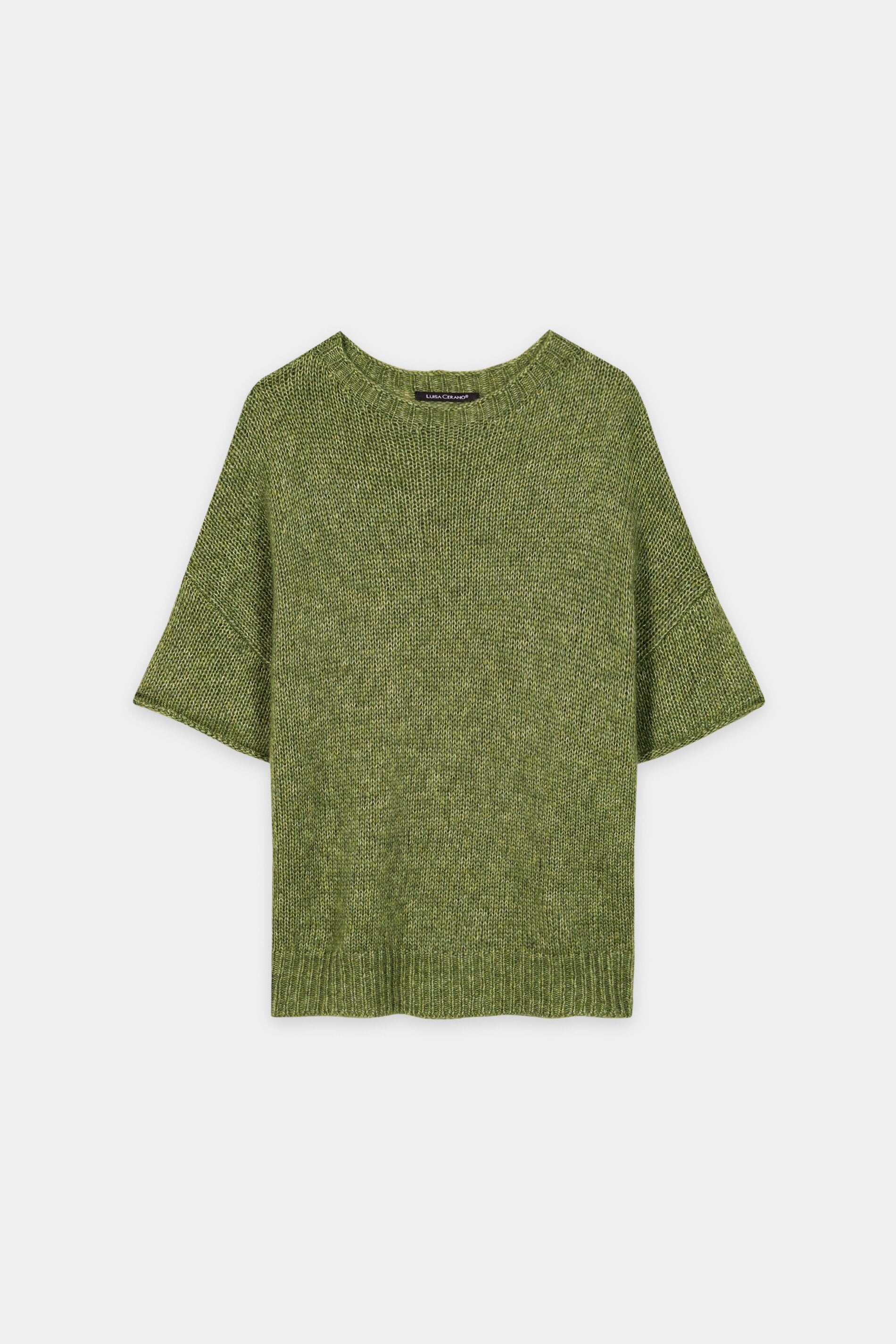 Pullover aus Alpaka-Mix - matcha green - Standard | Artikel Front