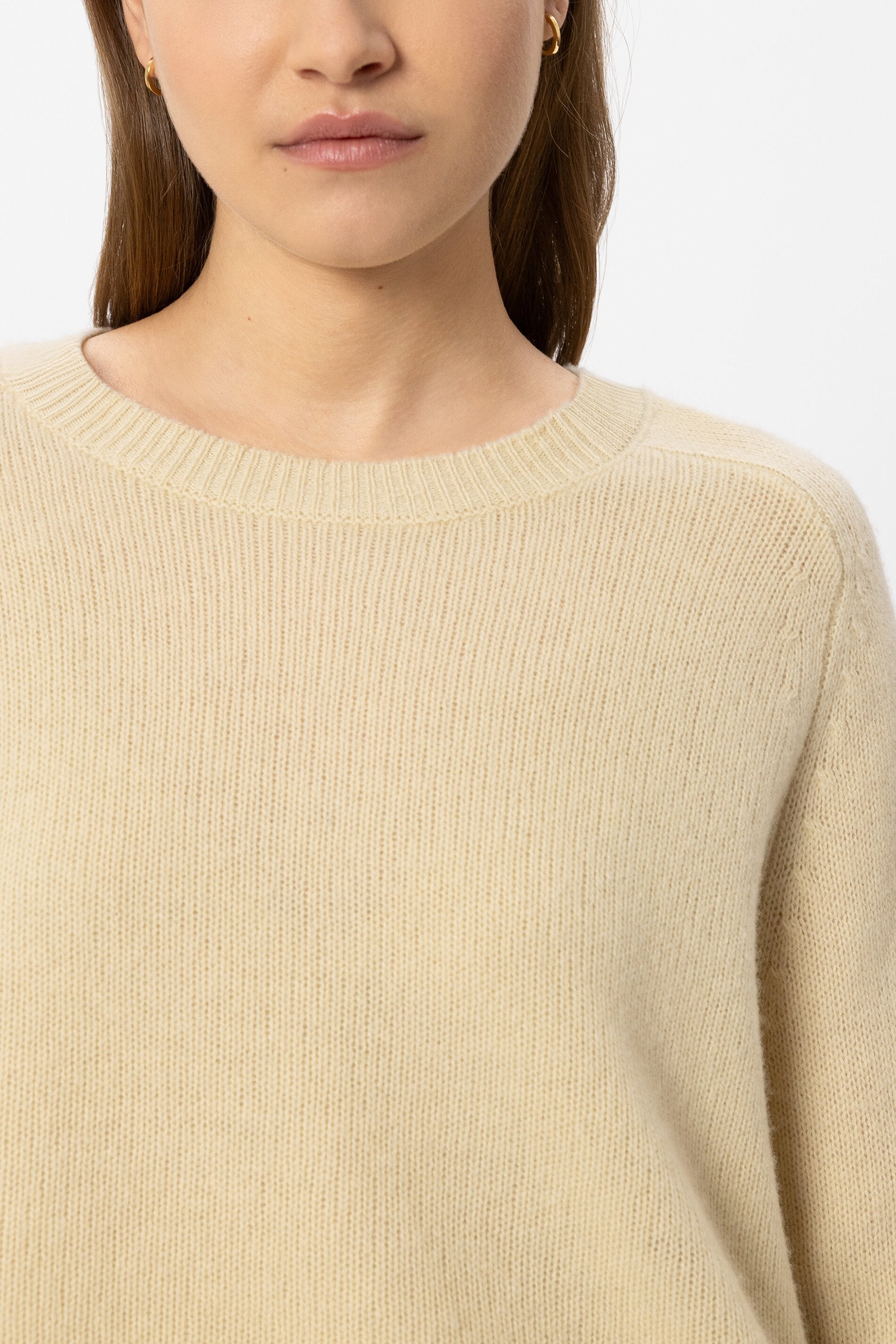 Pullover aus Kaschmir-Mix - butter yellow - Standard | Model Detail