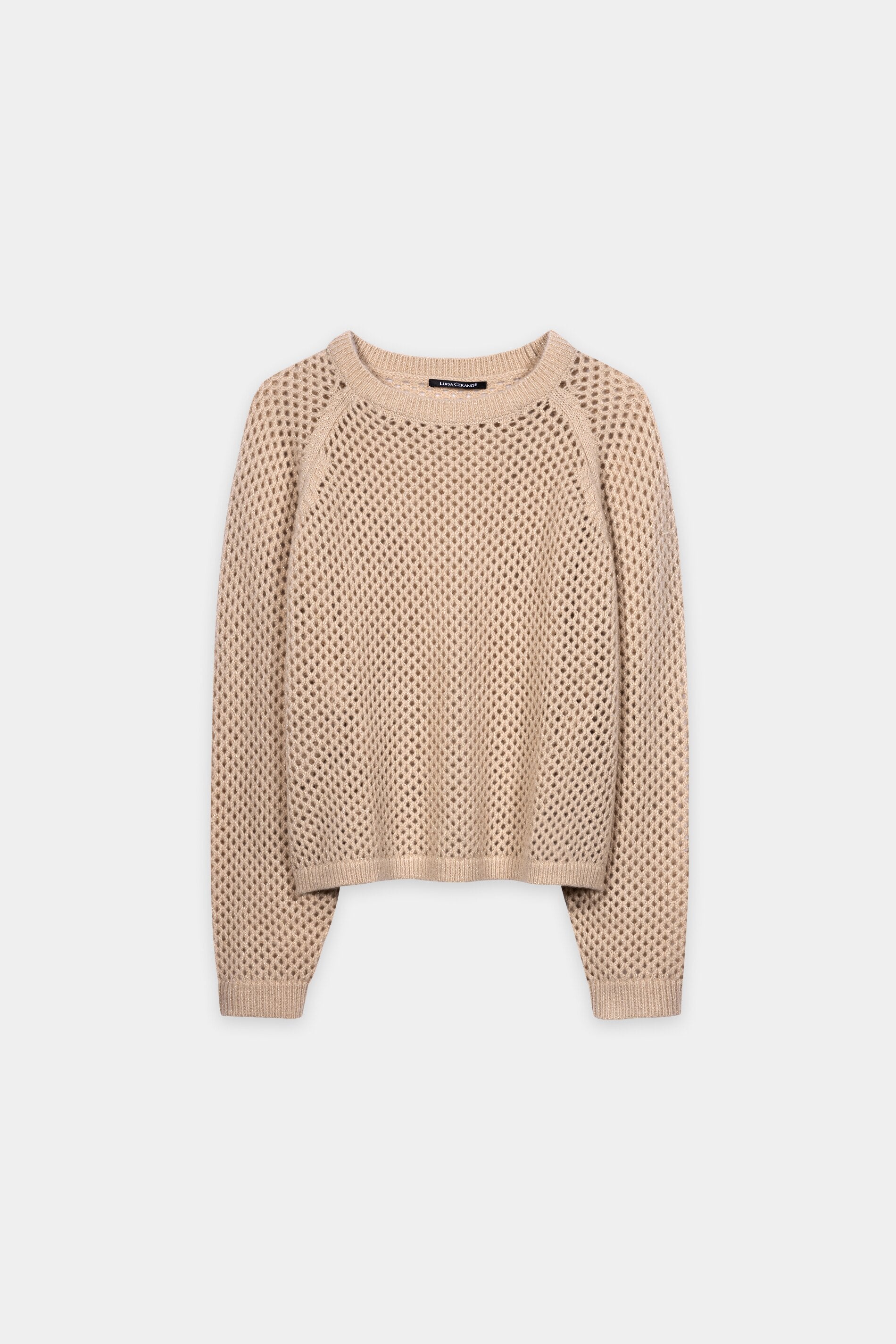 Pullover aus Kaschmir-Mix - cappuccino - Standard | Artikel Front