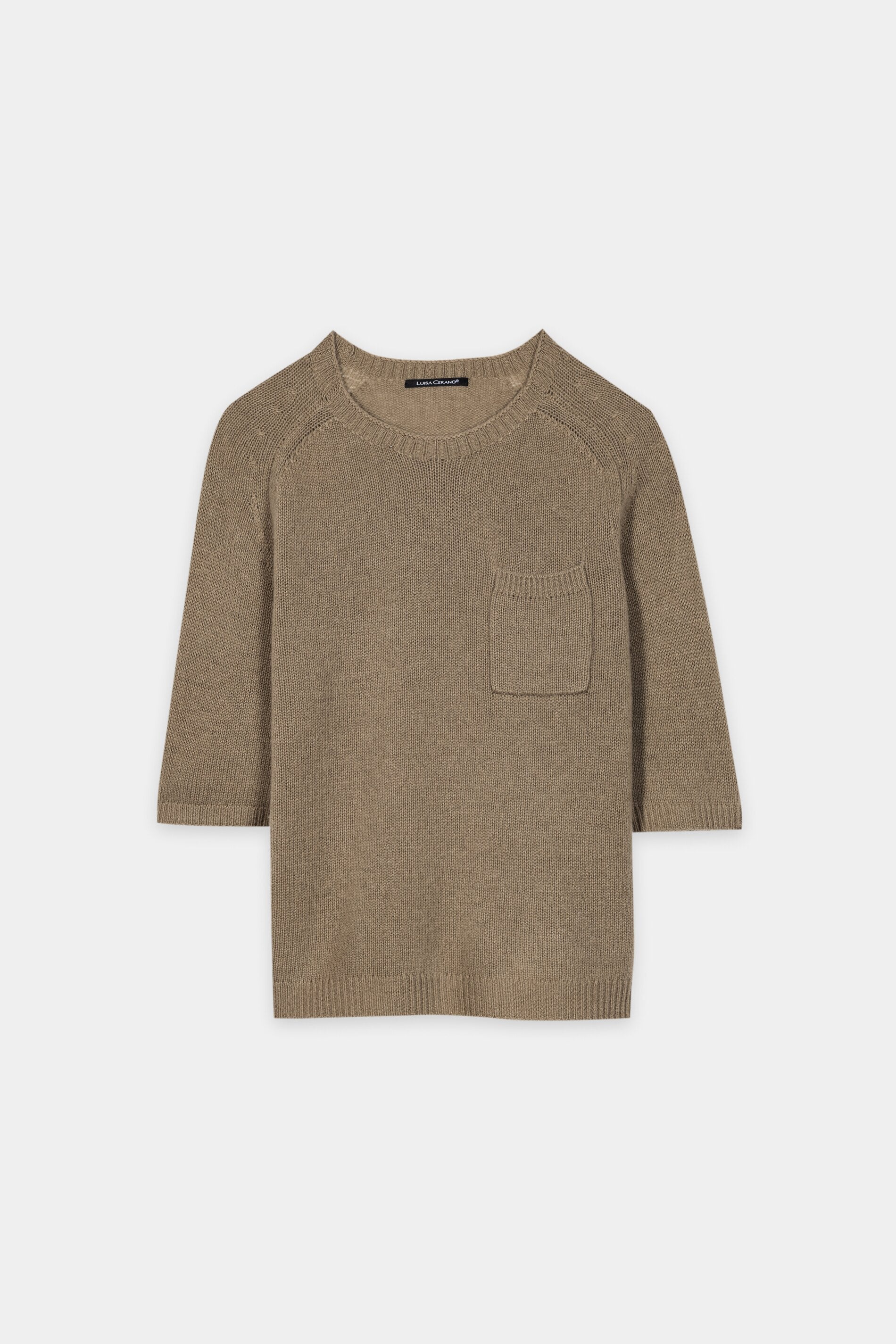 Pullover aus Kaschmir-Mix - salbei - Standard | Artikel Front