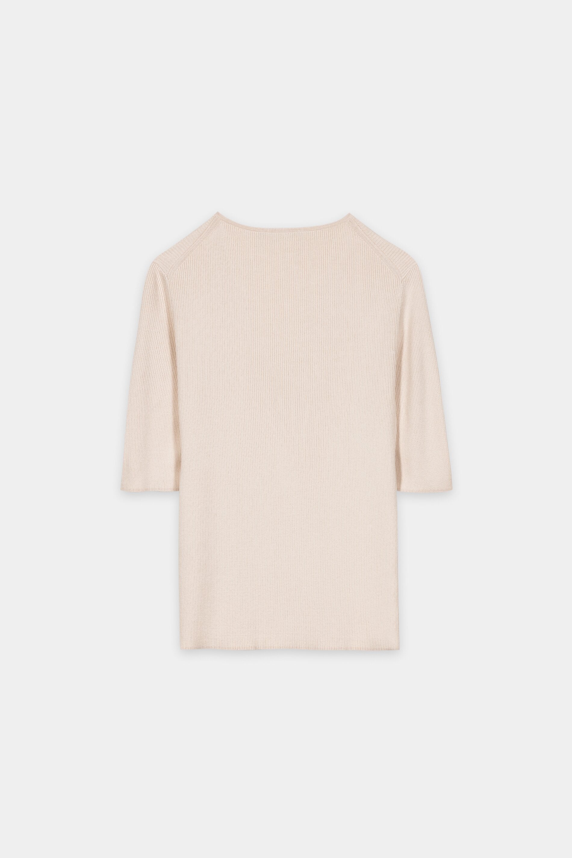 Feinstrick-Pullover - powder - Standard | Model Rück